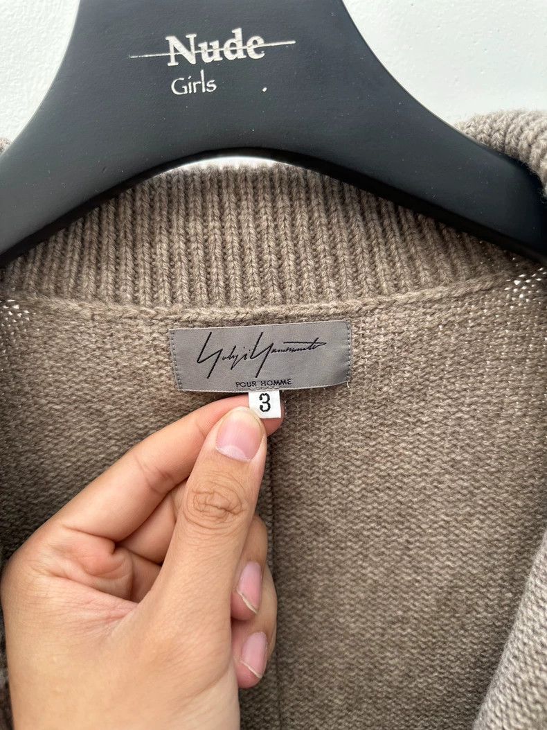 Yohji Yamamoto Yohji Yamamoto 08 Aw Fringed Cardigan Jacket 2503-Nextarrow Size US L / EU 52-54 / 3 - 5 Thumbnail