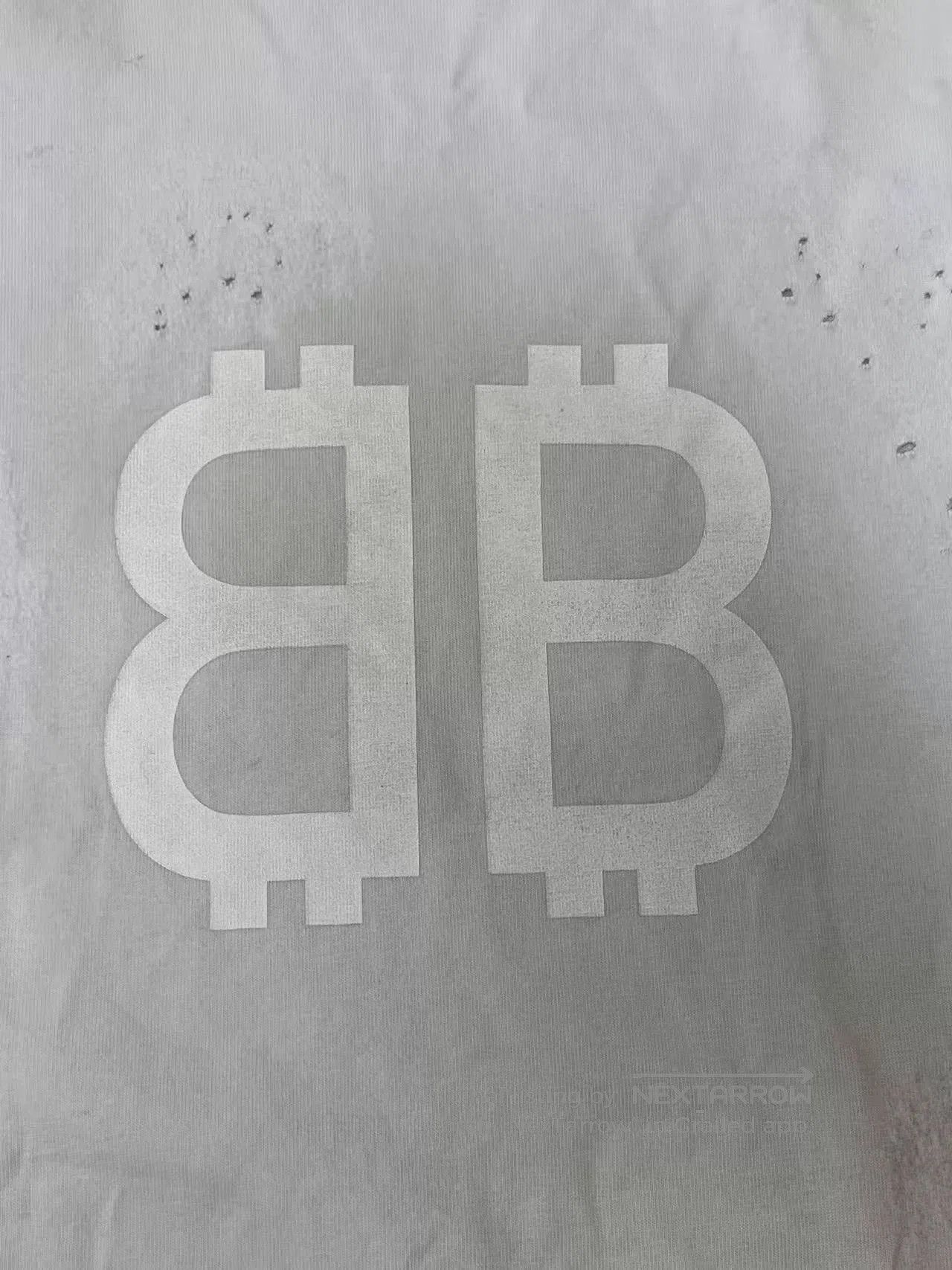 Balenciaga Balenciaga Logo Print Crewneck Short Sleeve T-Shirt. Size XXS / US 00 / IT 34 - 3 Thumbnail