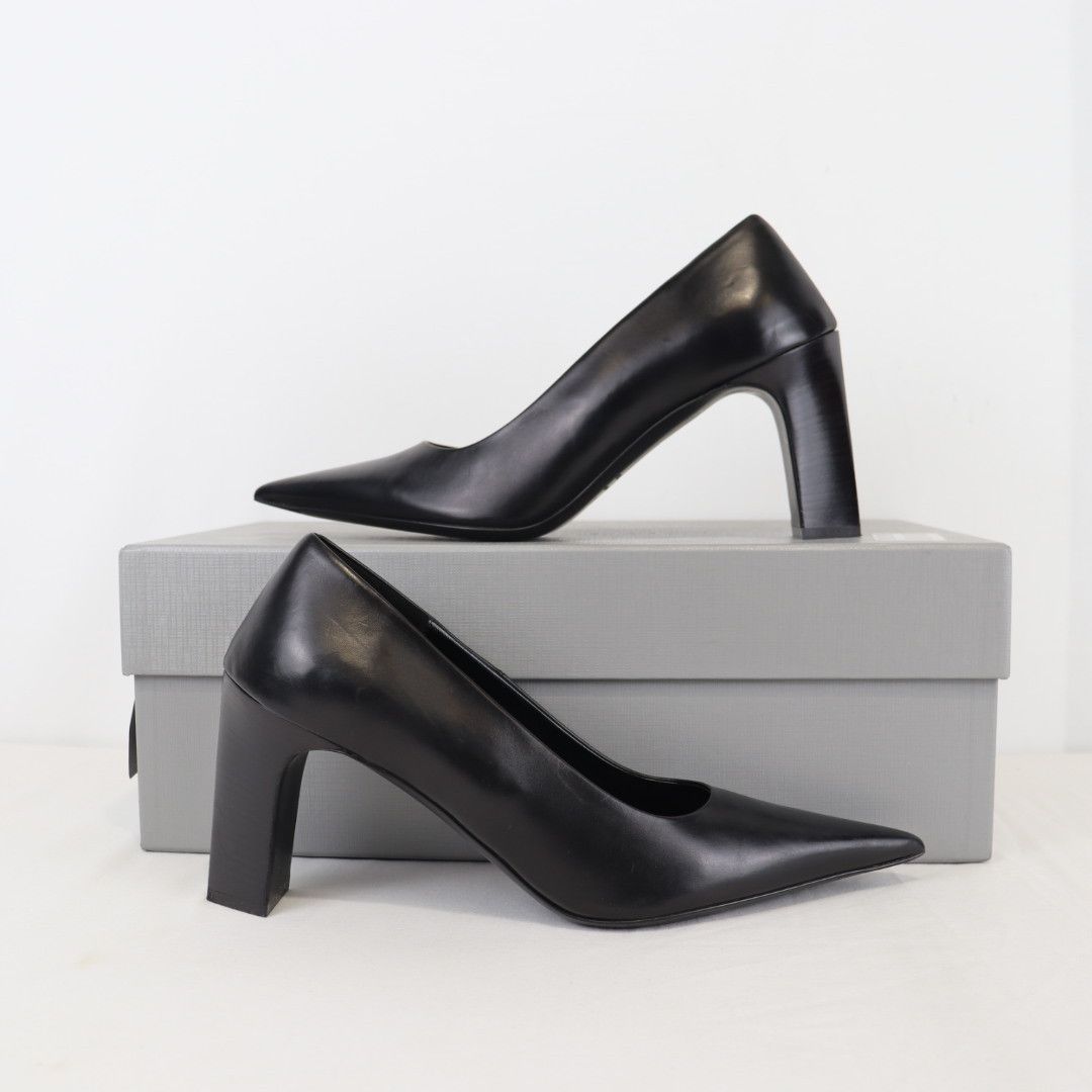 Balenciaga o1rshd1 Soft Calfskin Blade Pump H90 in Black Size US 6 / IT 36 - 1 Thumbnail