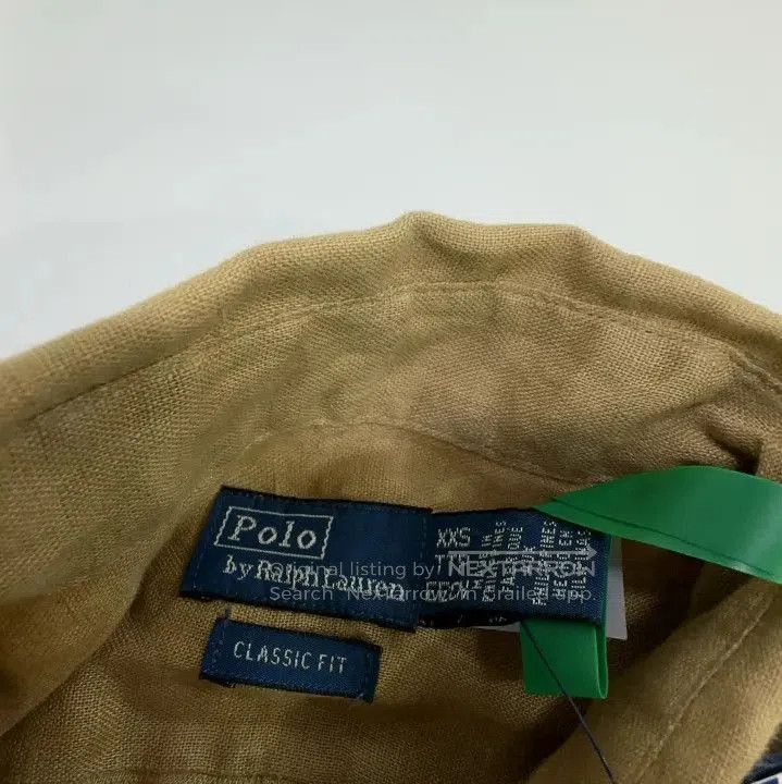 Polo Ralph Lauren Polo Ralph Lauren Khaki Linen Shirt. Size US XXS / EU 40 - 6 Thumbnail