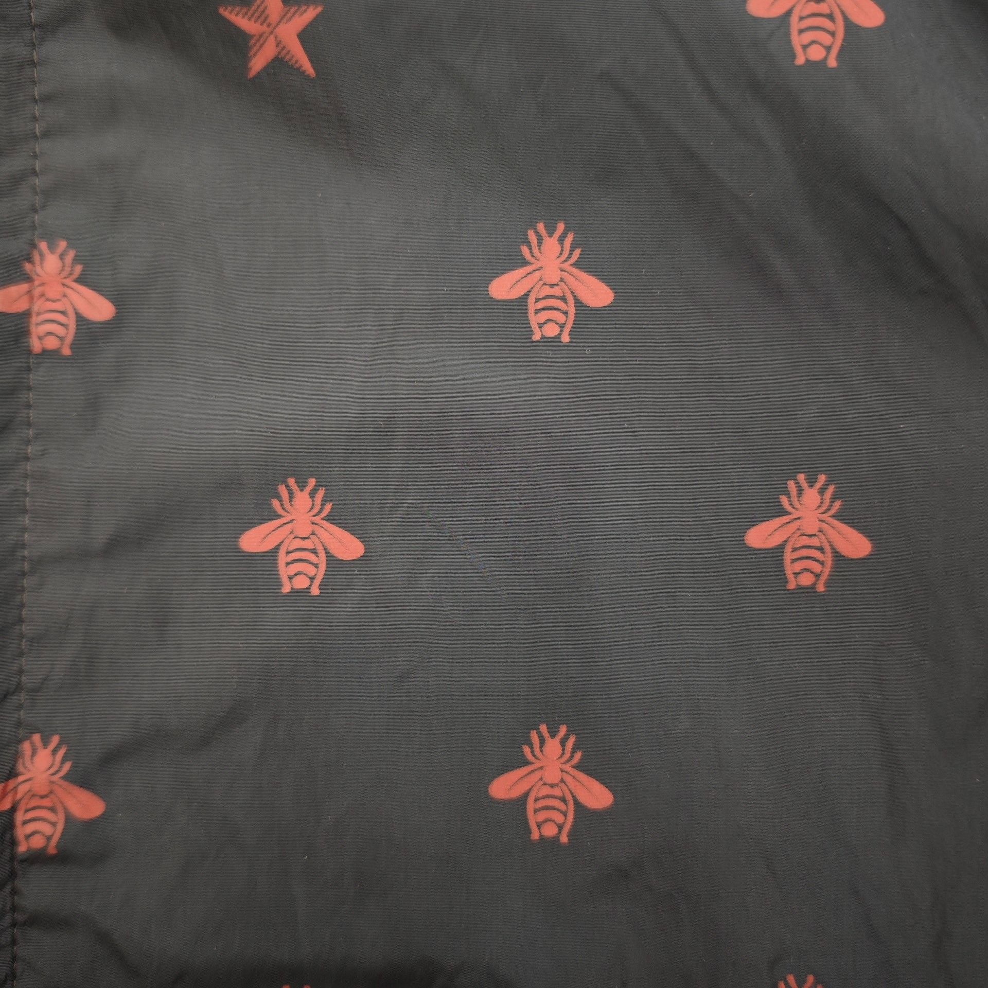 Gucci Gucci full-print bee hooded windbreaker Nextarrow-2412 Size US S / EU 44-46 / 1 - 6 Thumbnail