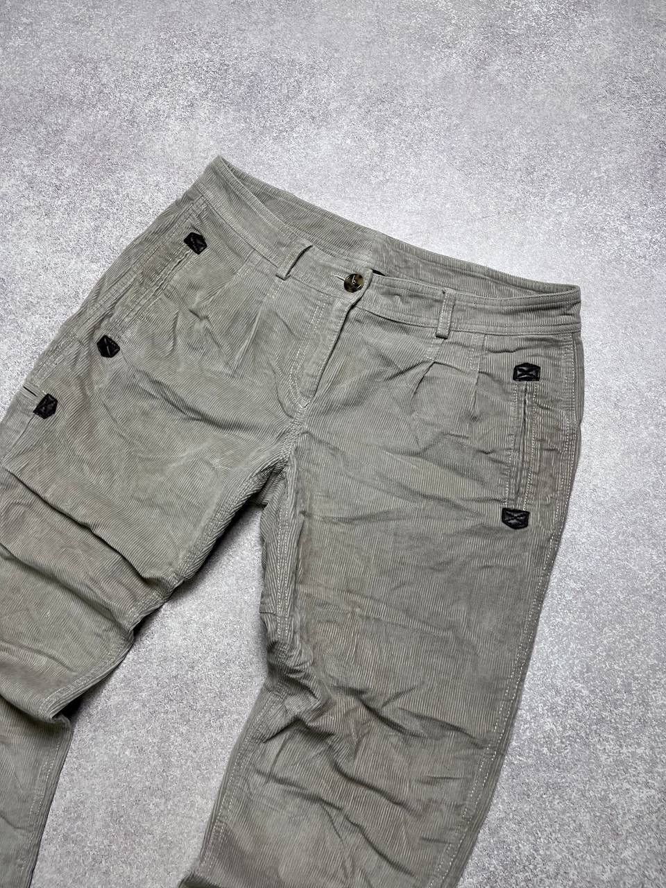 Etro Vintage Etro Velvet Baggy Cargo Pants 32 Size US 30 / EU 46 - 4 Thumbnail