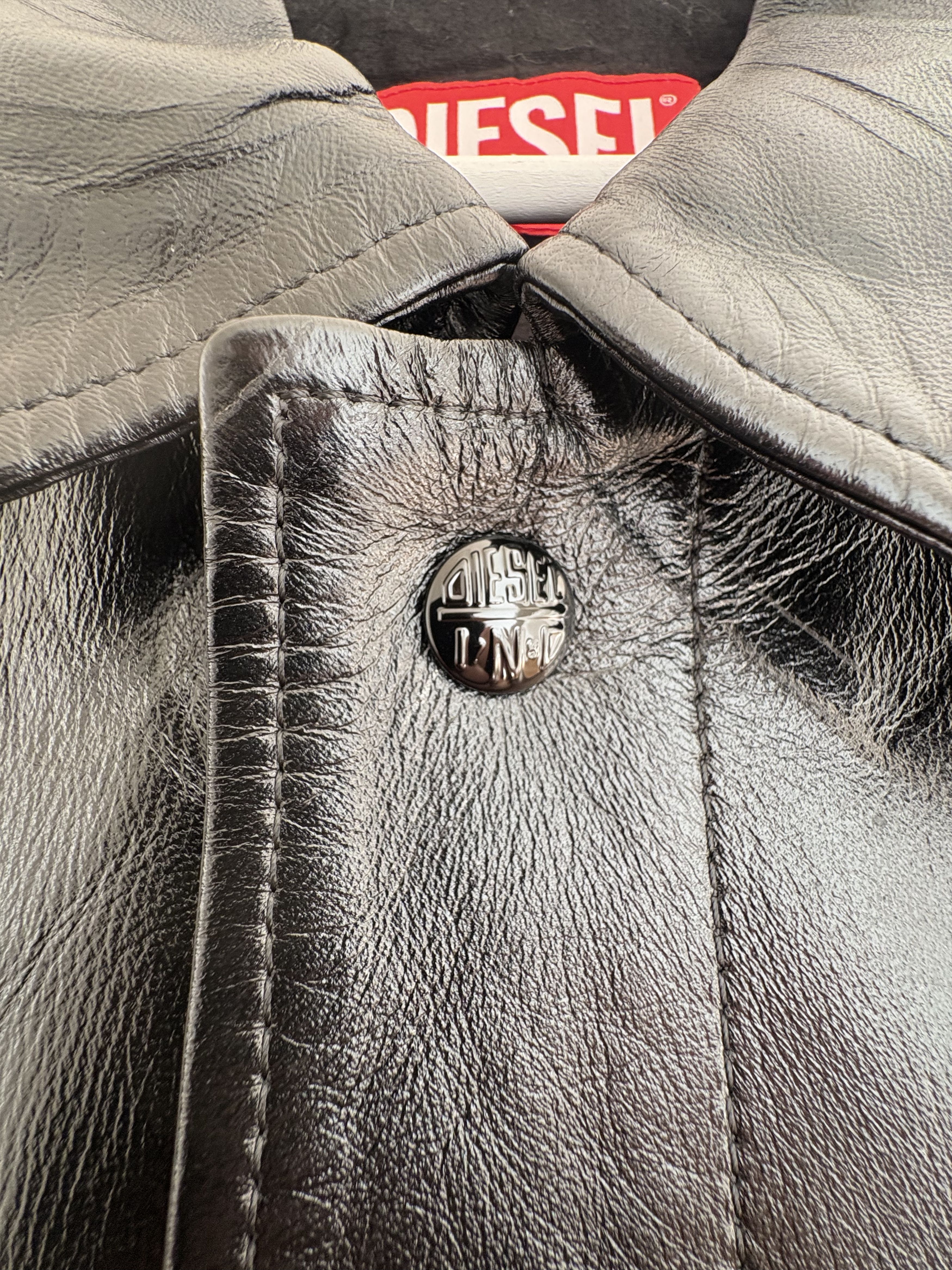 Diesel Diesel single-breasted leather coat Size US L / EU 52-54 / 3 - 5 Thumbnail