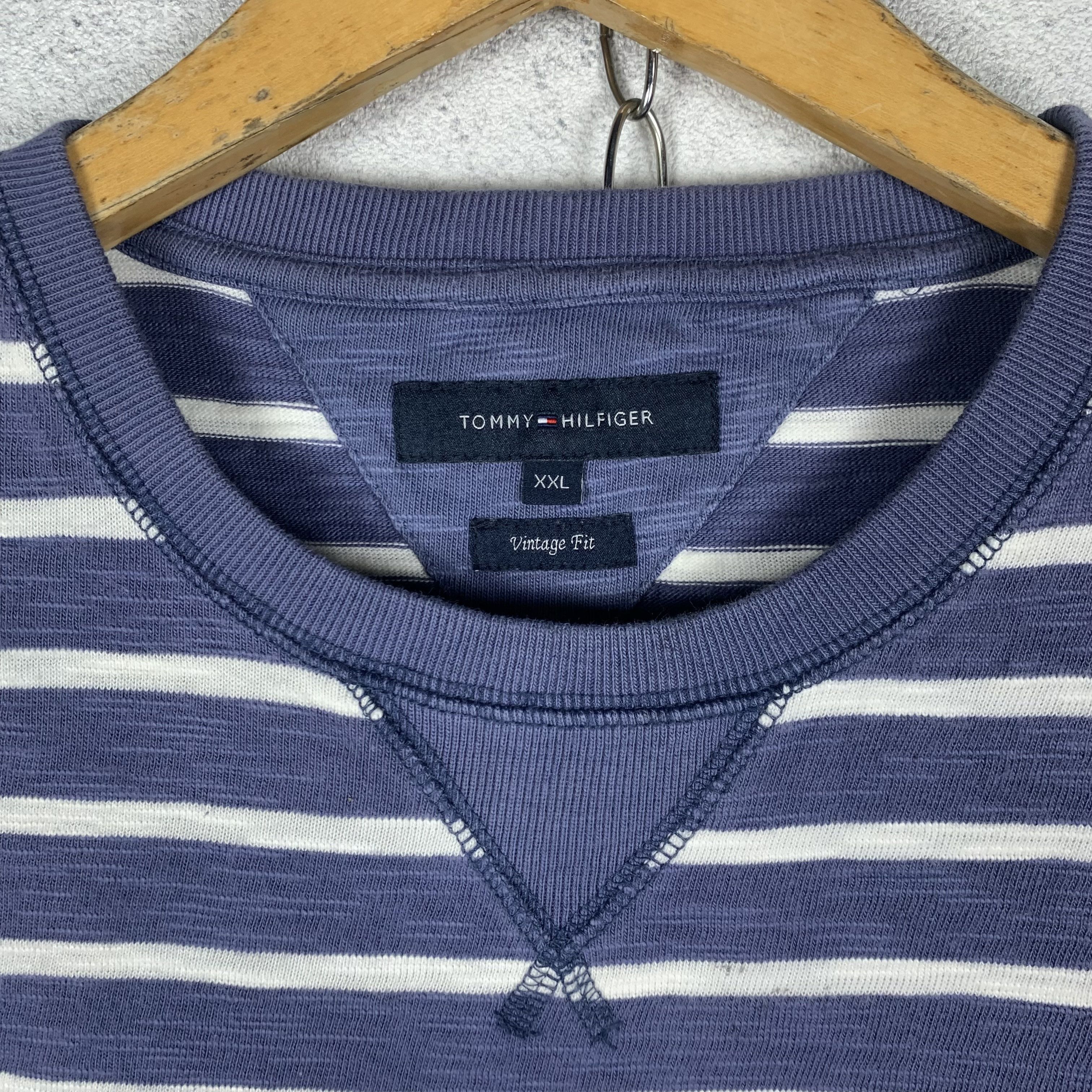 Tommy Hilfiger Tommy Hilfiger Striped Vintage Fit Sweatshirt Crewneck Size US L / EU 52-54 / 3 - 4 Thumbnail