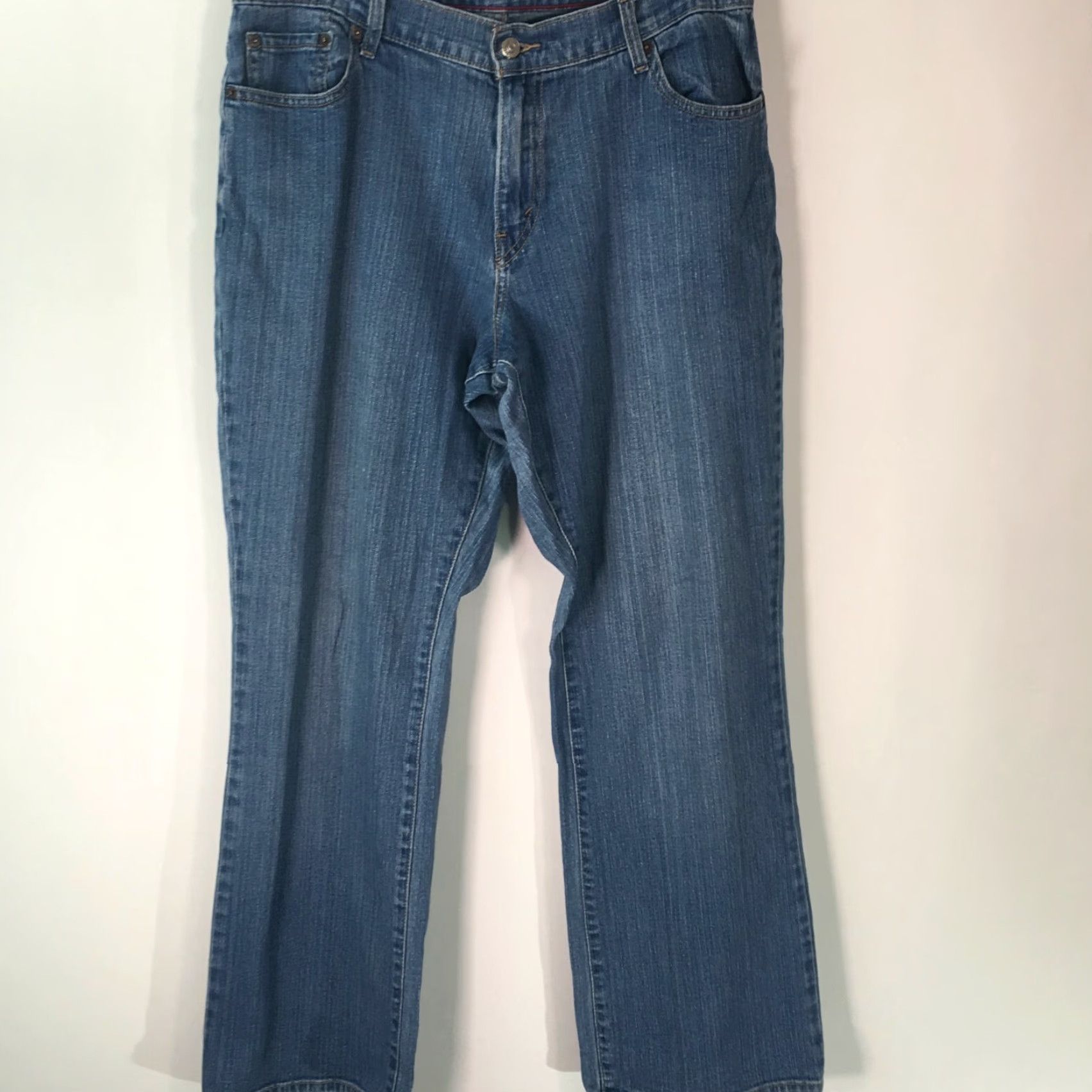 Levi's Levis 550 Womens Relaxed Fit Mid Rise Stretch Blue Denim Bootcut Jeans Size 14M Size 36" / US 14 / IT 50 - 2 Thumbnail
