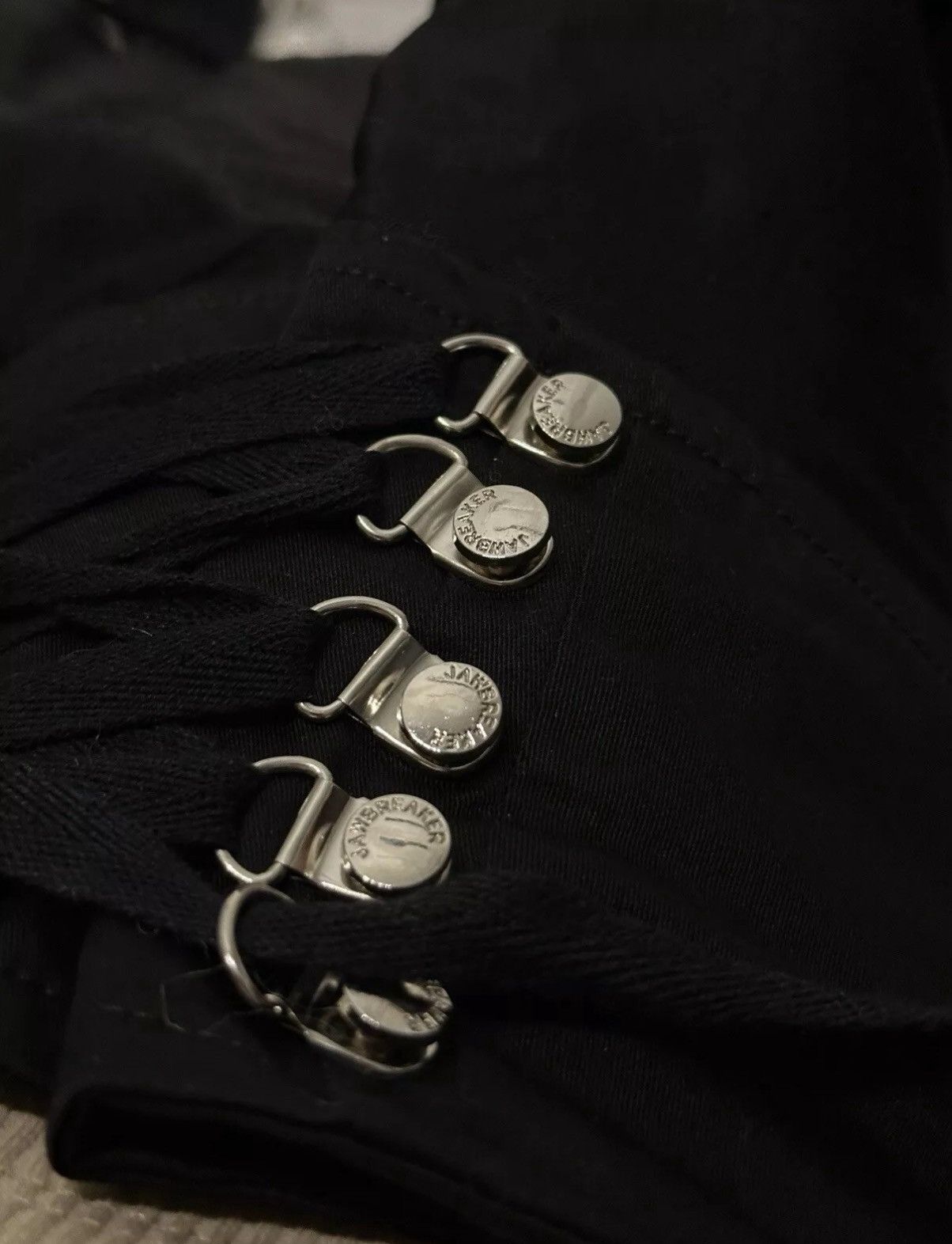 Other JawBreaker Lace-Up Sexy Mini Skirt Black Y2k gothic opium Size 27" / US 4 / IT 40 - 10 Thumbnail