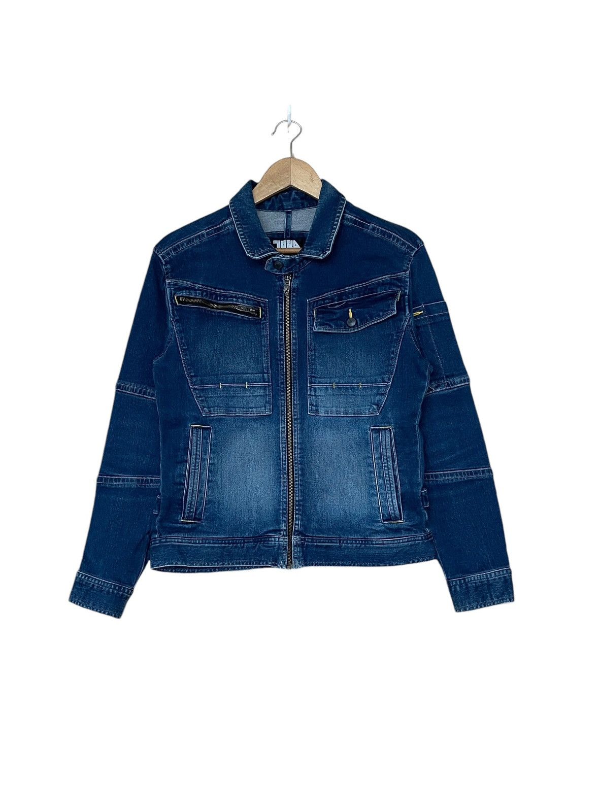 Japanese Brand Vintage Japanese Brand Tora Denim Jacket 1990s Size US L / EU 52-54 / 3 - 1 Thumbnail