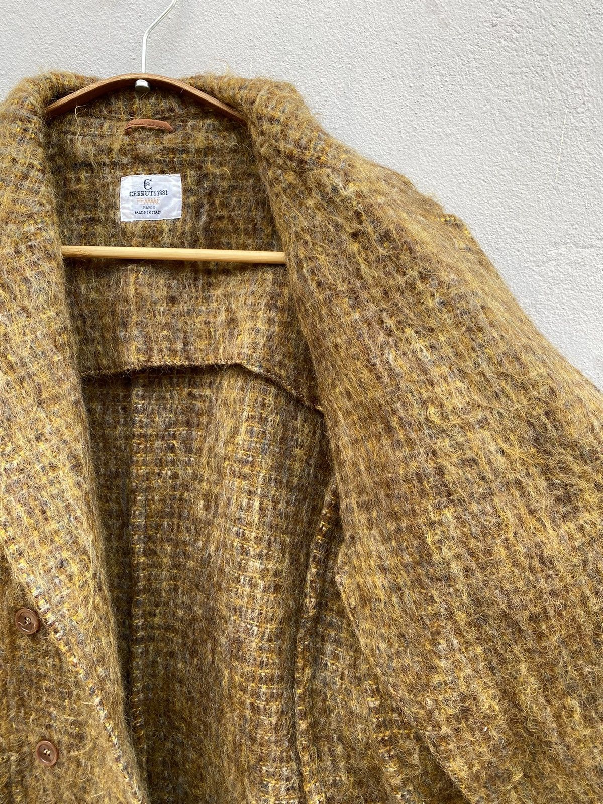 Cerruti 1881 × Designer Vintage CERRUTI 1881 Female Wool / Short Mohair Blazer Size S / US 4 / IT 40 - 11 Thumbnail