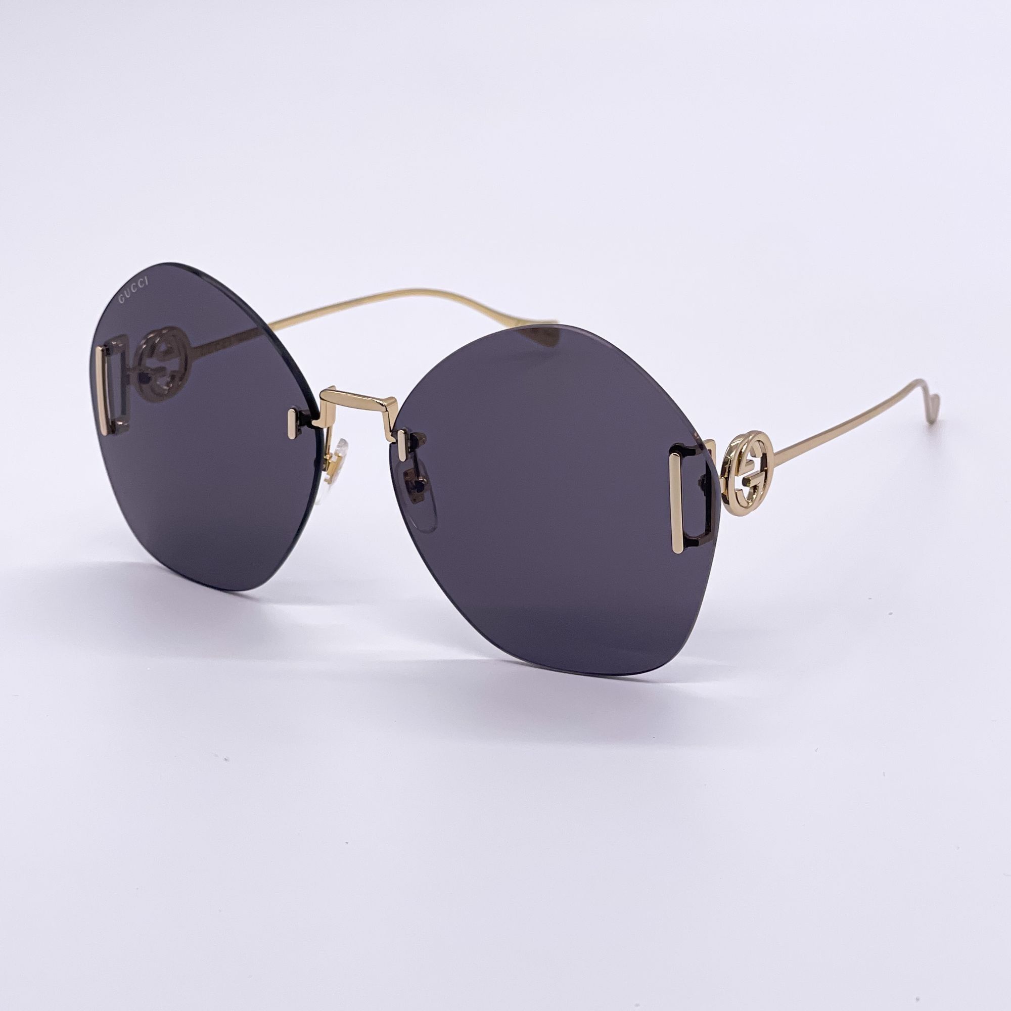 Gucci NEW GUCCI GG1203S 002 ROUND WOMEN SUNGLASSES GUCCI GG1203S Size ONE SIZE - 3 Thumbnail