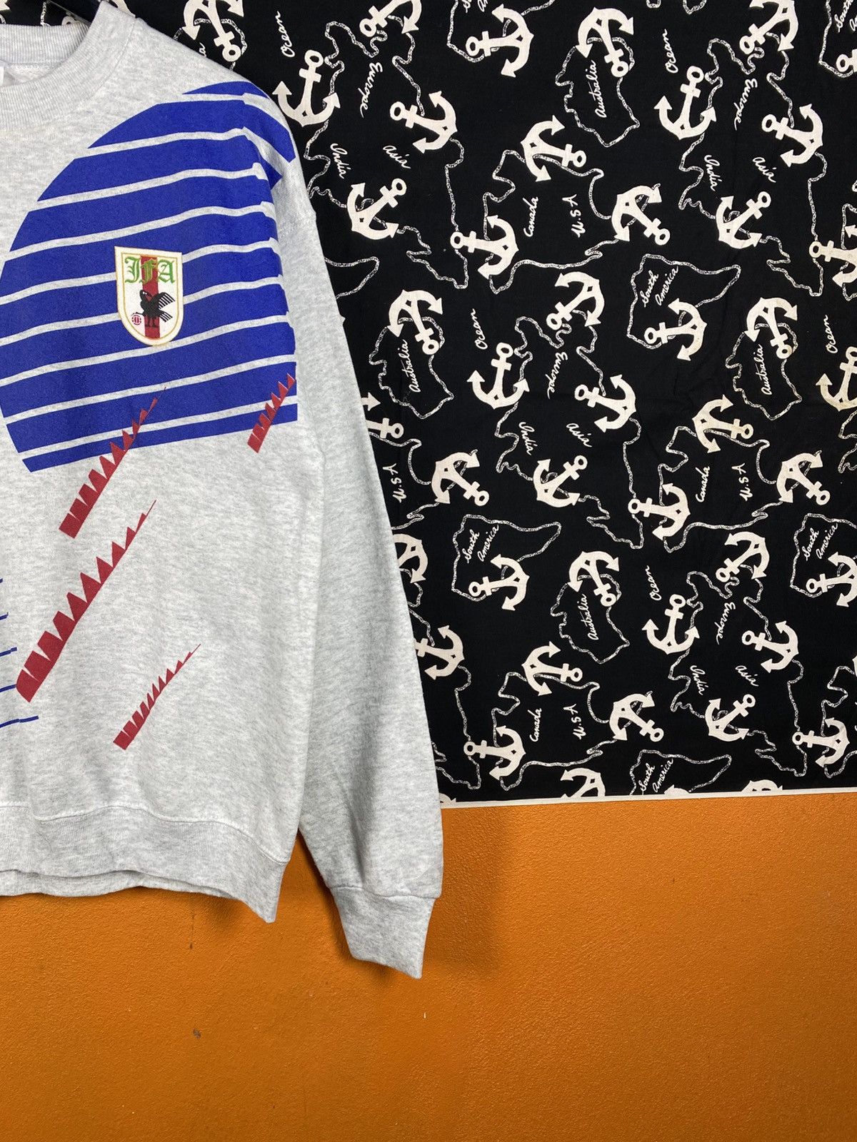 Vintage Vintage Japan FA JFA Graphic Sweatshirt Grey Crewneck Size US L / EU 52-54 / 3 - 6 Thumbnail