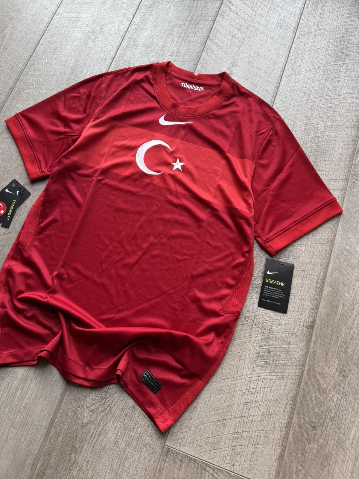 Nike NEW Turkey 2020-22 Nike away football jersey size M Size US M / EU 48-50 / 2 - 2 Thumbnail