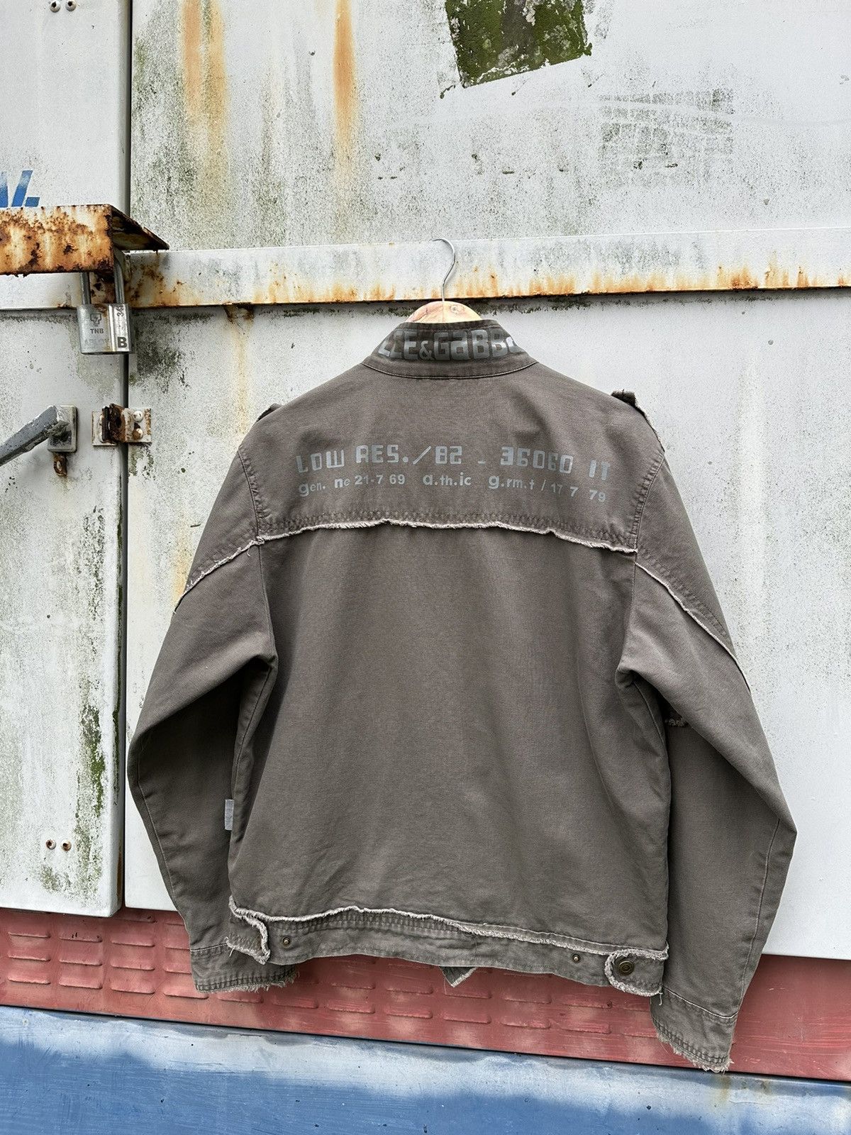 Dolce & Gabbana 👹Vintage Dolce & Gabbana VICTORYI Distressed Detroit Jacket Size US M / EU 48-50 / 2 - 10 Thumbnail