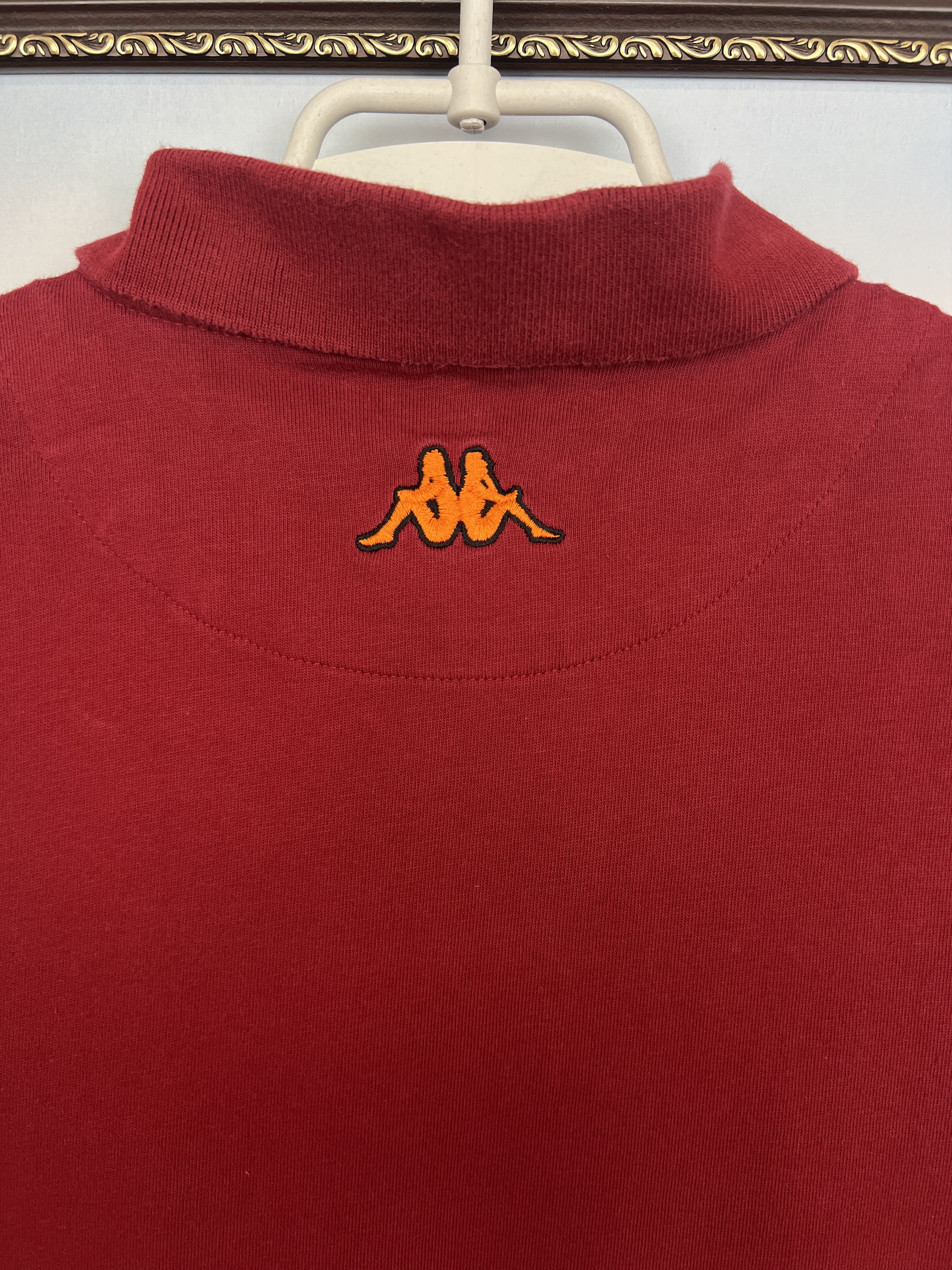 Kappa Vintage Kappa AS Roma Football Jersey Soccer Polo Tee Size US S / EU 44-46 / 1 - 14 Thumbnail