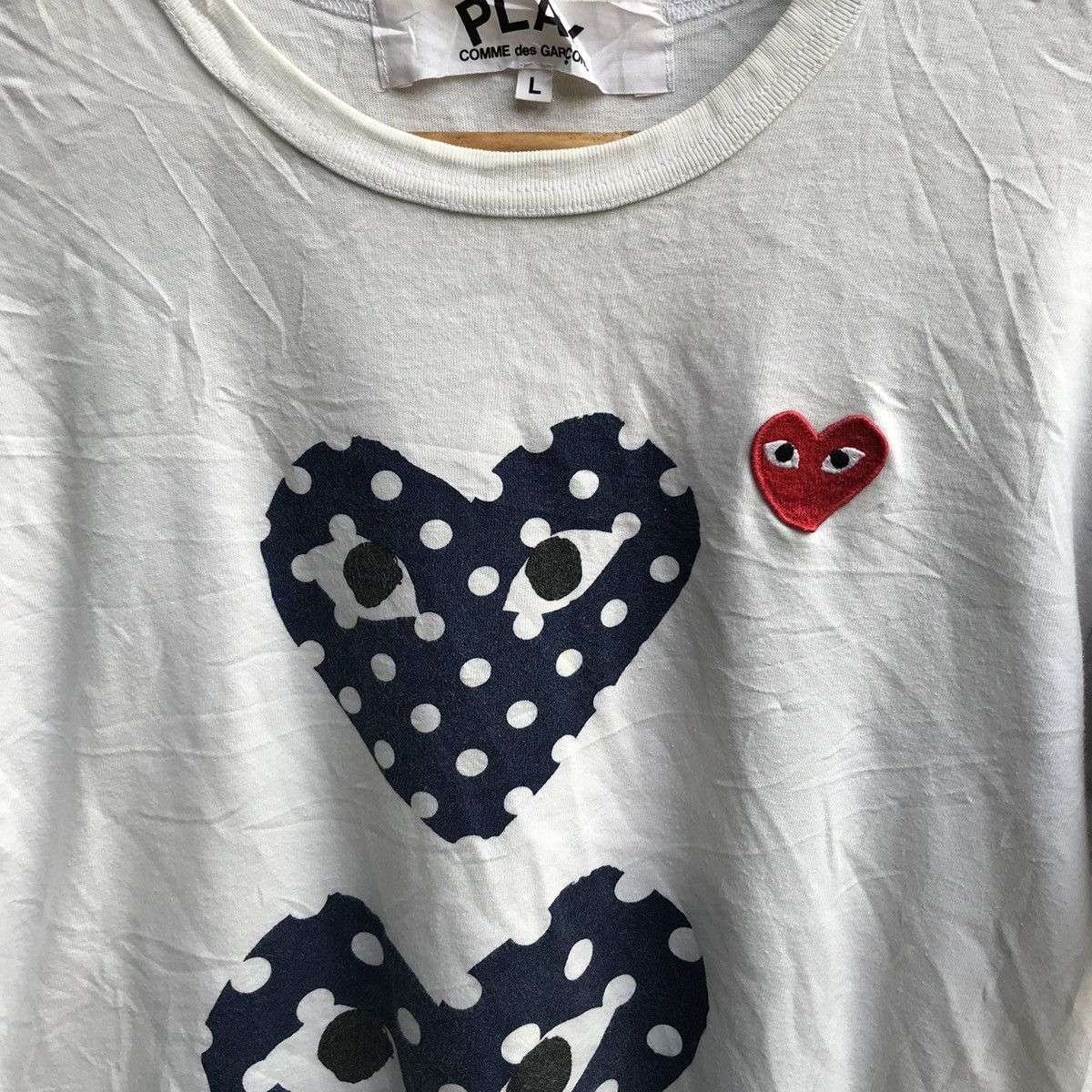 Comme des Garcons COMME DES GARCONS play tee Size US M / EU 48-50 / 2 - 3 Thumbnail