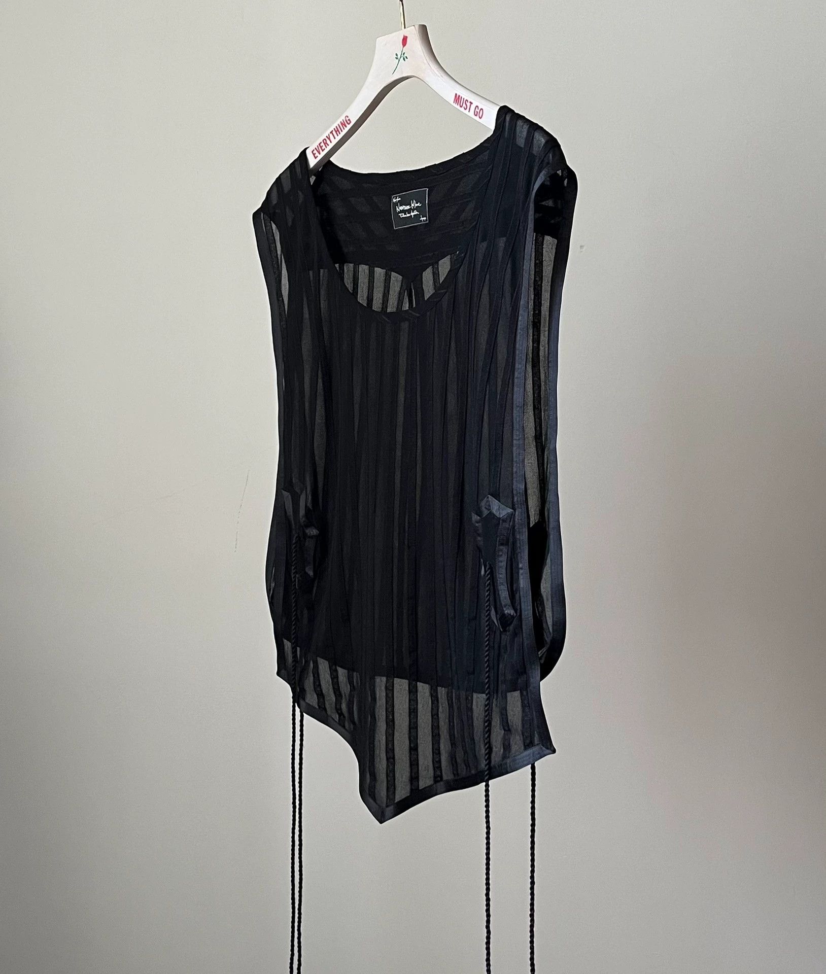 Number (N)ine Number (N)ine 09SS Silk Vest Black Size US M / EU 48-50 / 2 - 3 Thumbnail