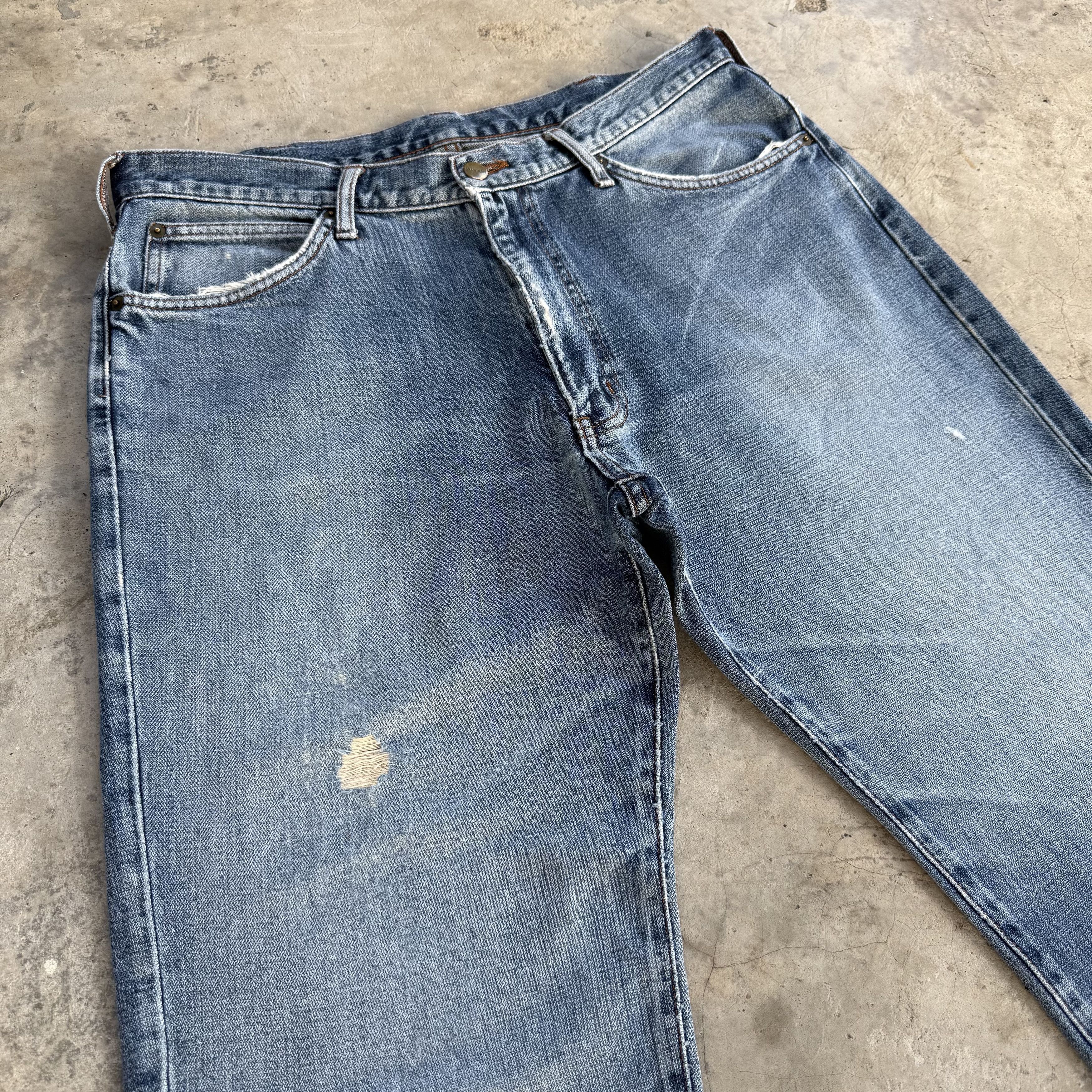 Wrangler Vintage Wrangler Faded Stonewash Denim Jean pants Size US 36 / EU 52 - 6 Thumbnail