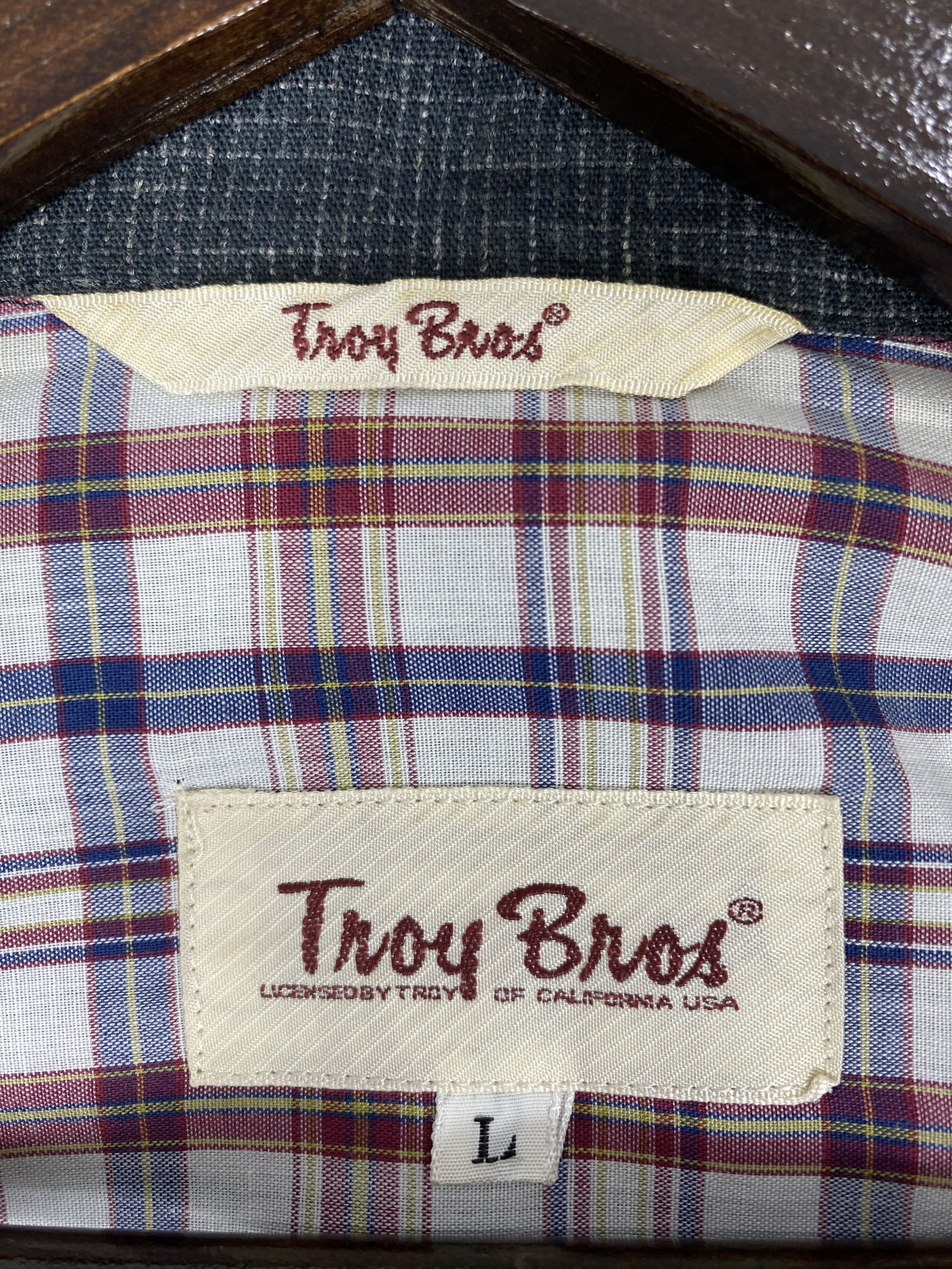 Japanese Brand Vintage Troy Bros Flannel Lining Jacket J2113 Size US S / EU 44-46 / 1 - 10 Thumbnail