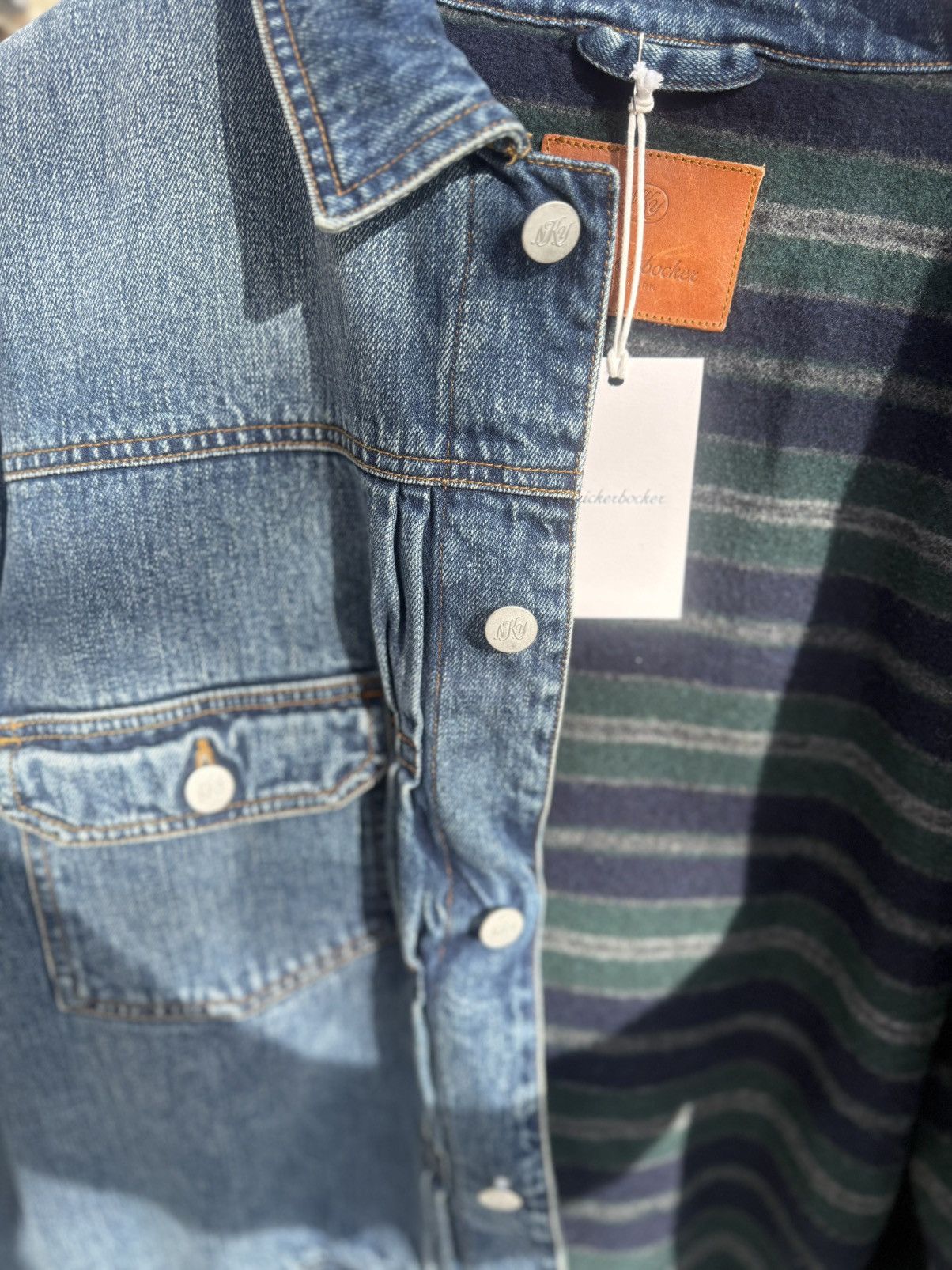 Knickerbocker Mfg Co WAYFARER WOOL BLANKET LINED DENIM TRUCKER Size US M / EU 48-50 / 2 - 6 Thumbnail