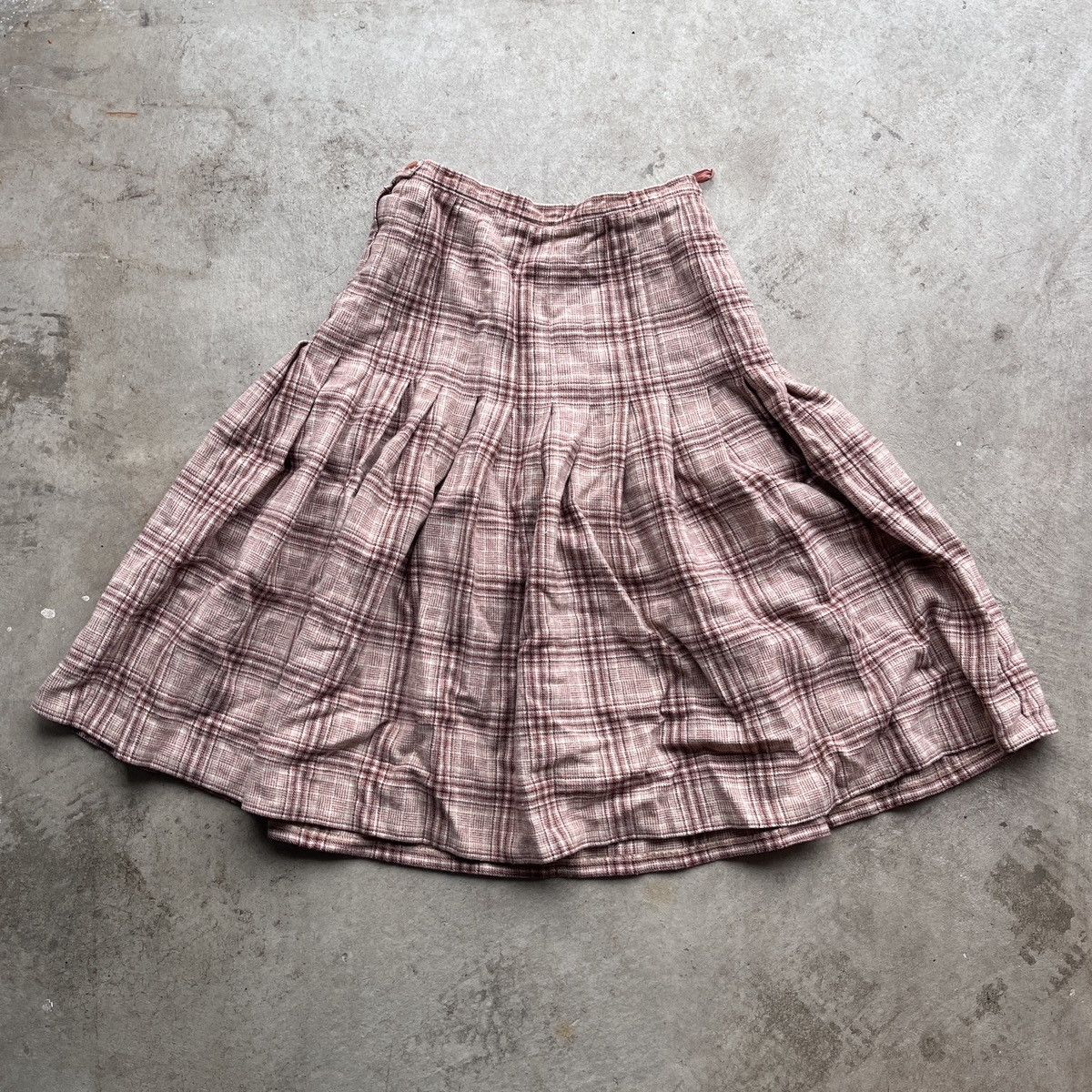 Pendleton Vintage 90’s Made In USA Pendleton Wool Knee Skirt Size 28" / US 6 / IT 42 - 2 Thumbnail