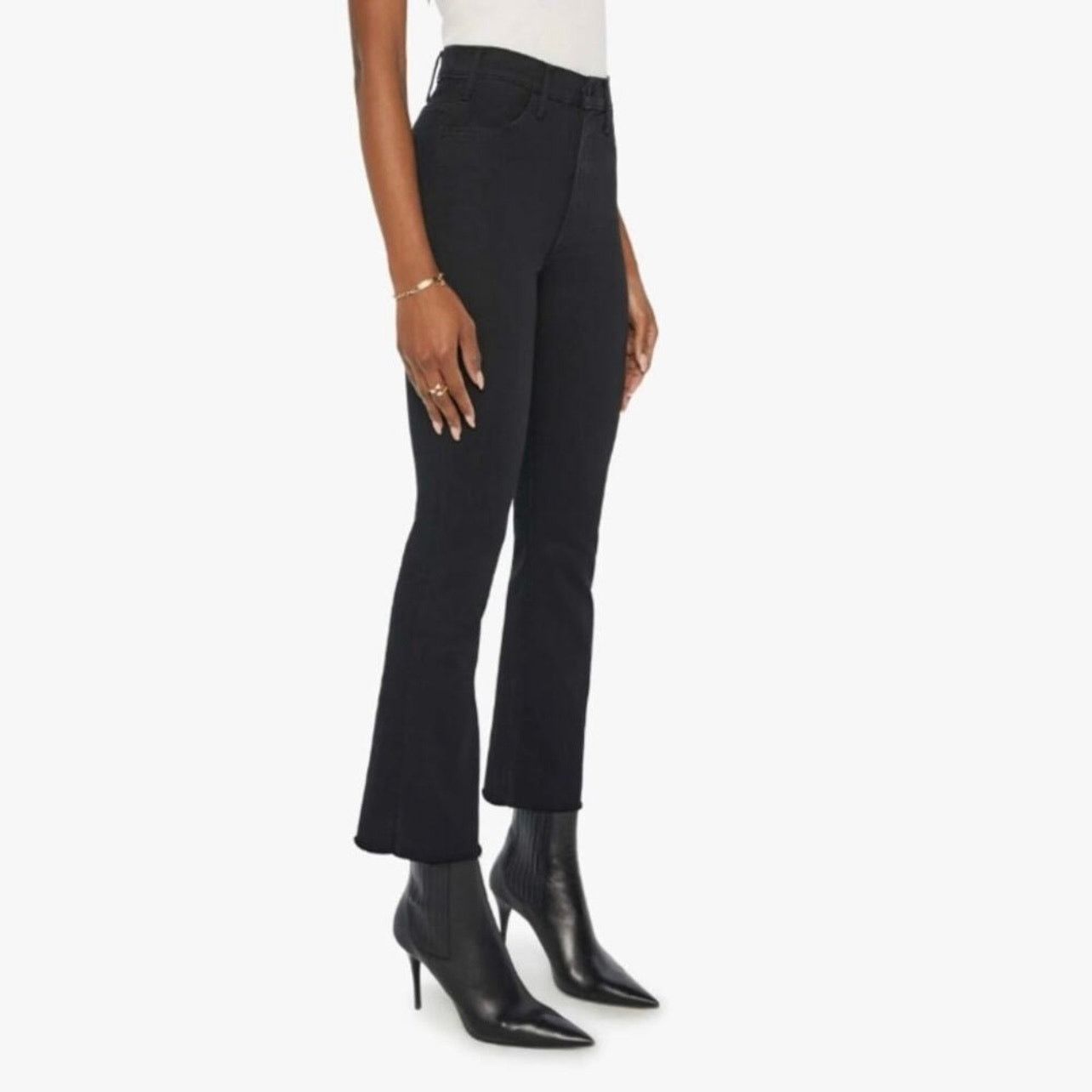 MOTHER Mother The Hustler Ankle Fray Not Guilty Flare Jeans Size 25" / US 0 / IT 36 - 1 Thumbnail