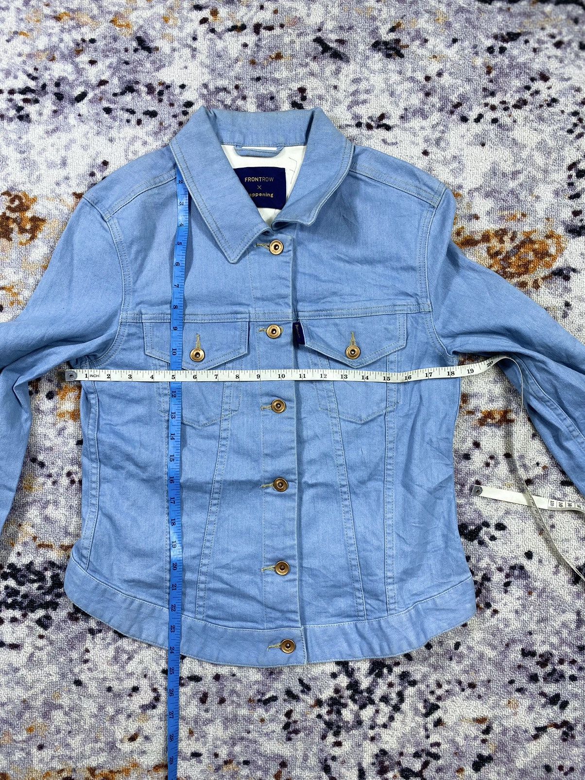 Beauty Beast × Japanese Brand × Vintage Japanese Frontrow X Happening Denim Jacket Size US S / EU 44-46 / 1 - 10 Thumbnail