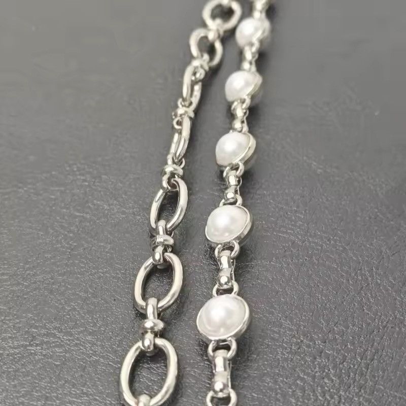 Japanese Brand × Jewelry Guitar Pick Metal Pearl Double-deck Pants Chain Size ONE SIZE - 4 Thumbnail