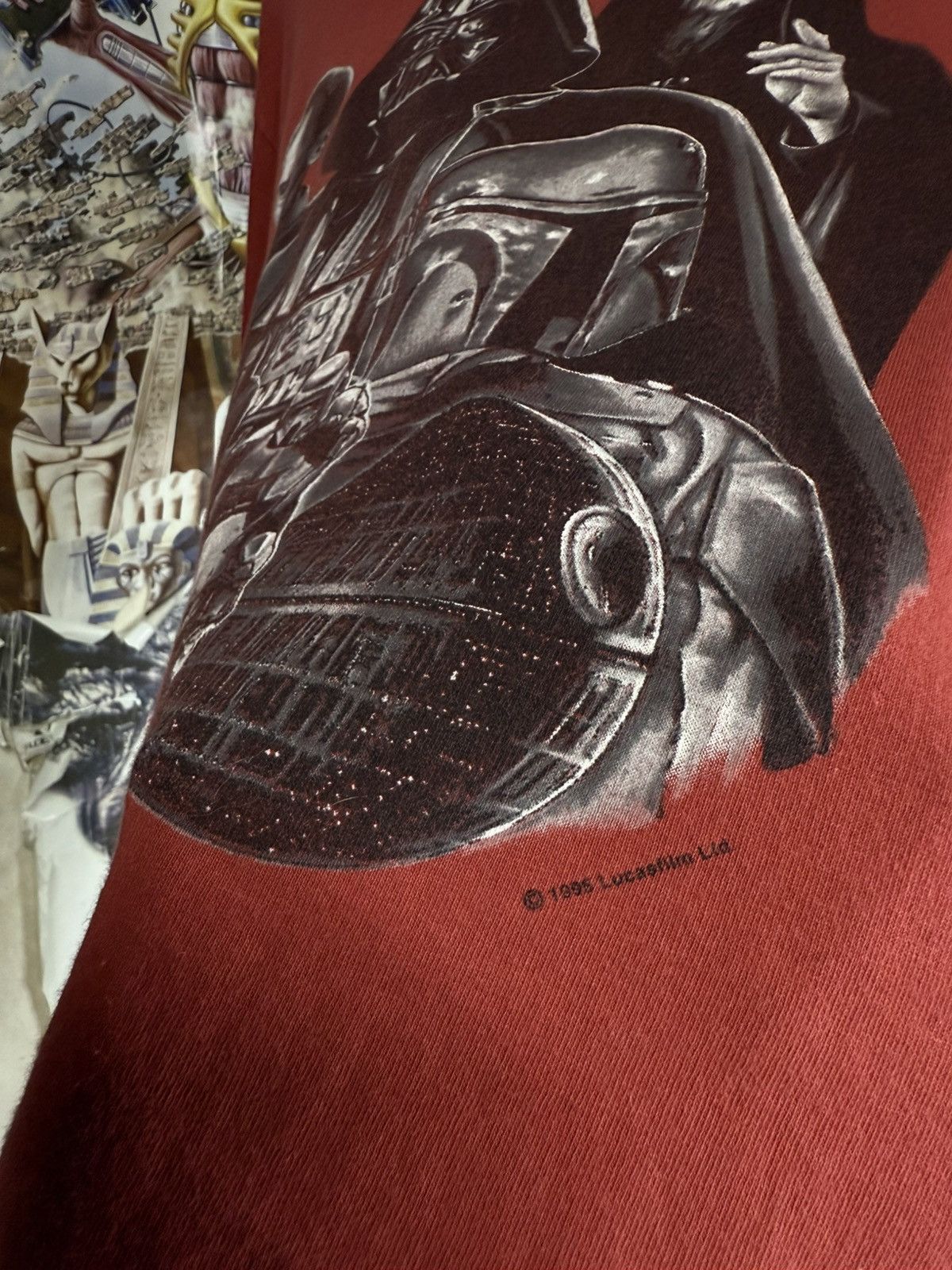 Vintage Vintage 90’s Star Wars Movie Darth Vader Tee Shirt Large Size US L / EU 52-54 / 3 - 3 Thumbnail