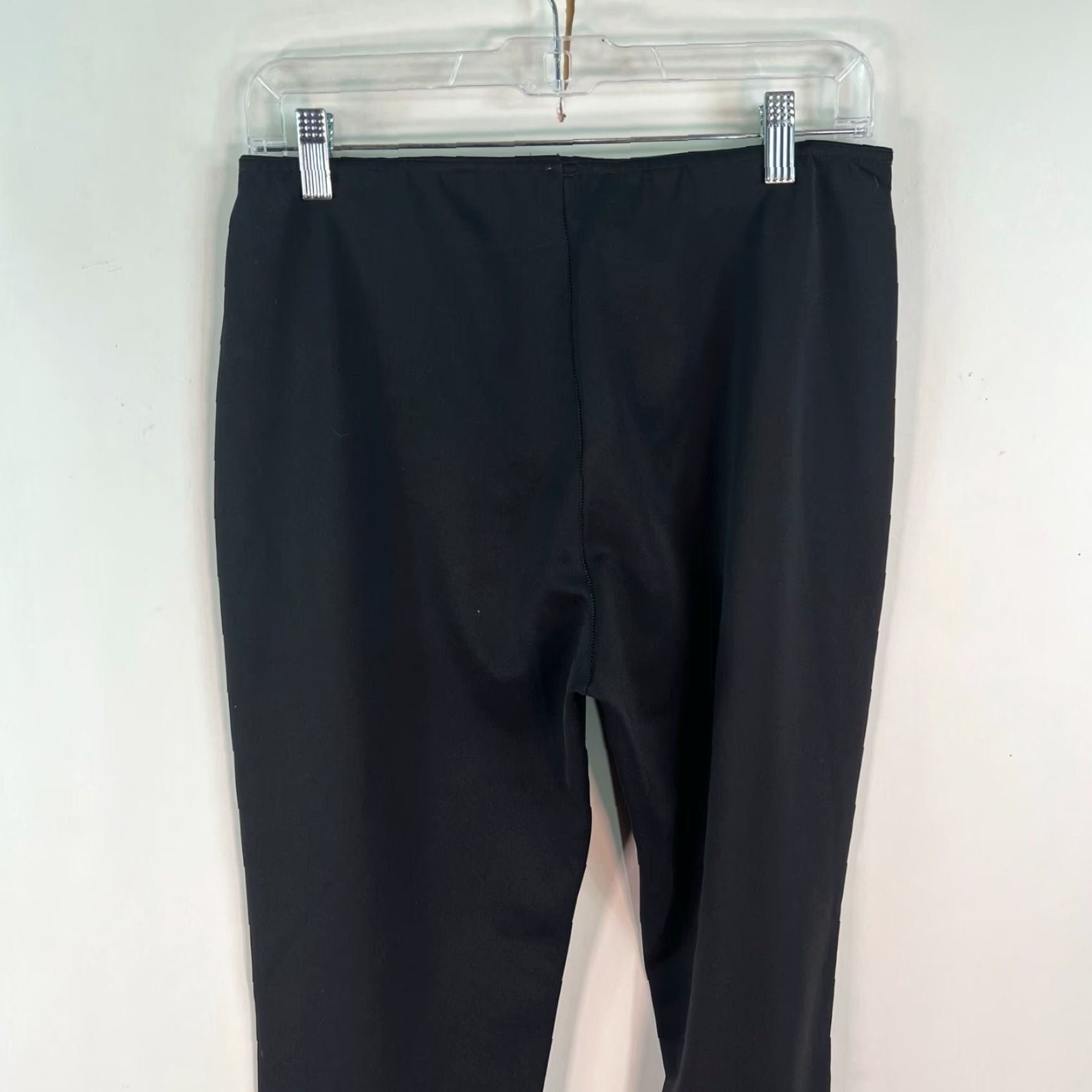 Vintage VINTAGE French Curve Womens USA Regular High Rise Casual Black Dress Pants SZ L Size 36" / US 14 / IT 50 - 4 Thumbnail