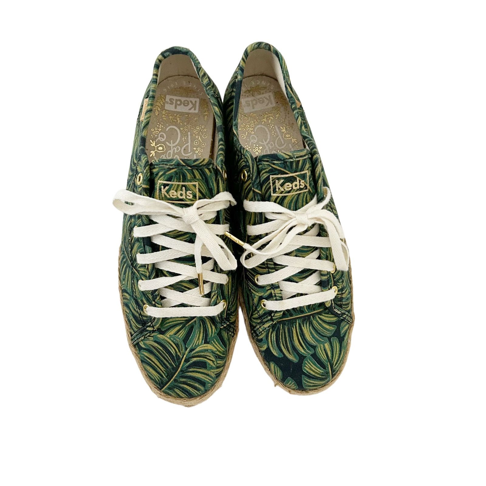 Keds Keds Palm Leaves Print Platform Espadrille Sneakers Sz 7 Size US 7 / IT 37 - 4 Thumbnail