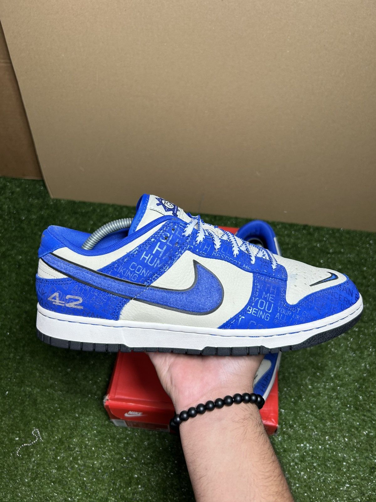 Nike Nike dunk low Jackie Robinson Size US 10.5 / EU 43-44 - 6 Thumbnail