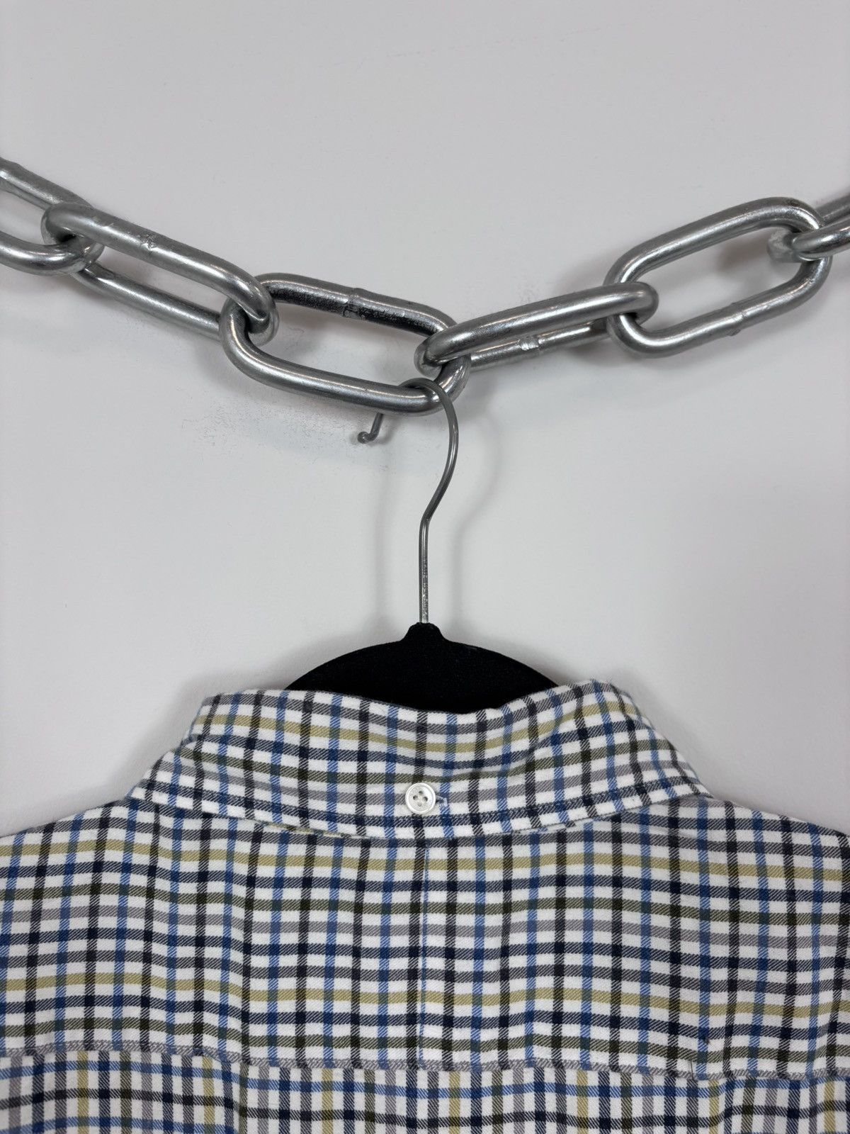 Boggi Boggi Milano BM39 Men’s Tattersall Check Button Up Shirt Size US L / EU 52-54 / 3 - 17 Thumbnail