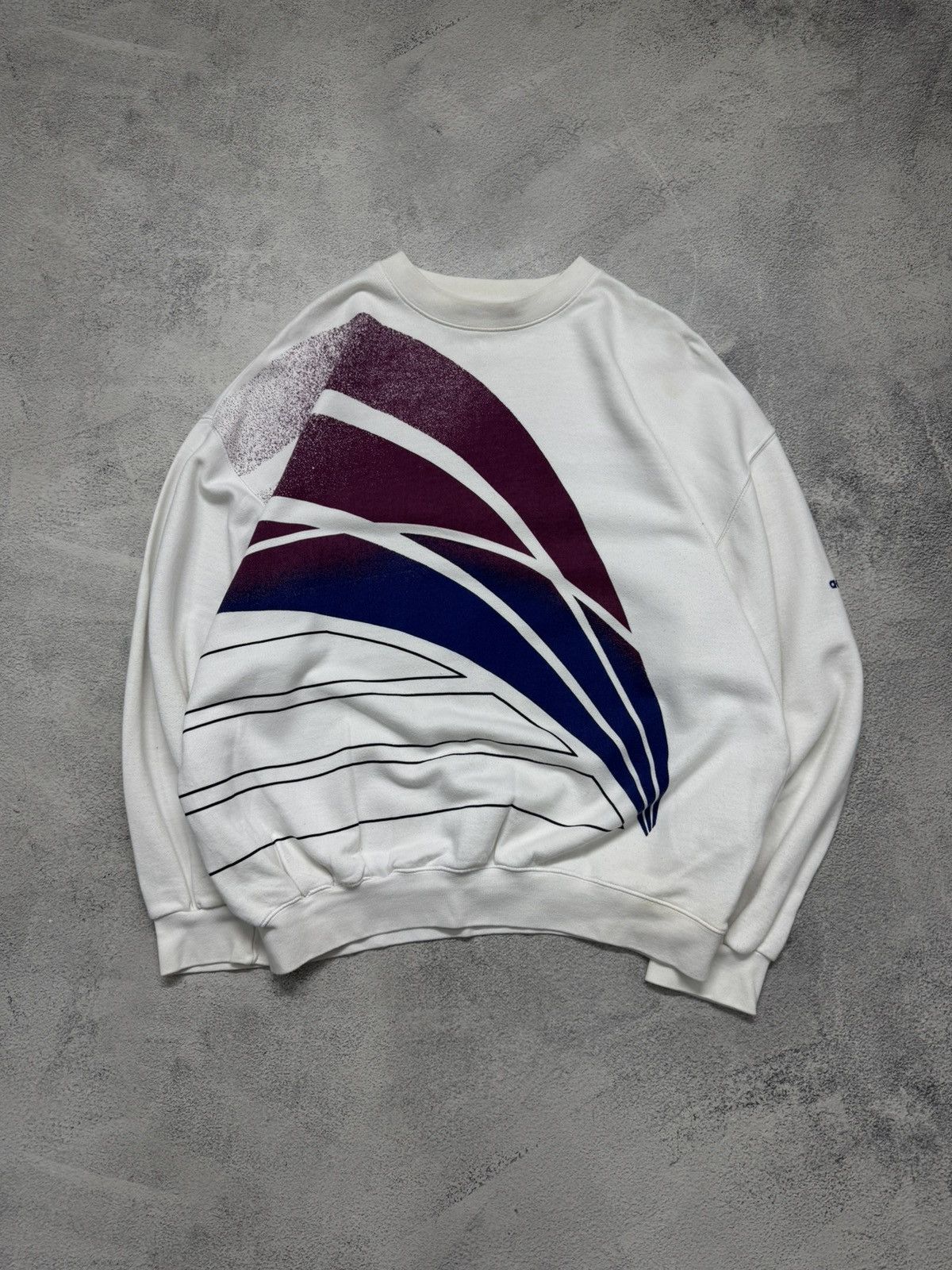 Adidas Vintage Y2k Adidas Big Logo Sweatshirt 00’s Size US M / EU 48-50 / 2 - 2 Thumbnail