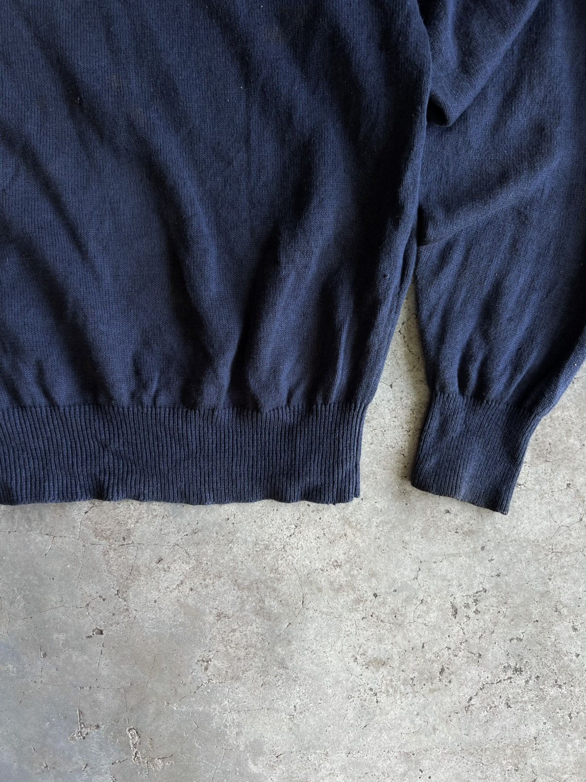 Issey Miyake Vintage 80s TÊTE HOMME Katoh Kazutaka Mock Neck Sweater Size US M / EU 48-50 / 2 - 6 Thumbnail