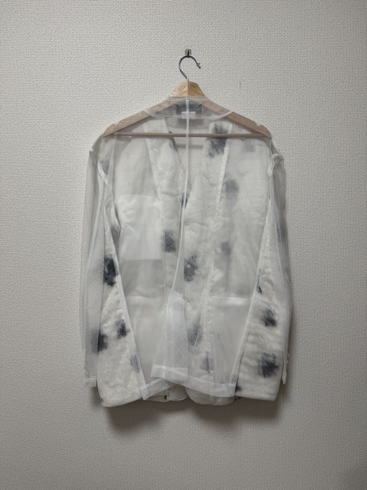 Comme des Garcons SS2025 COMME des GARÇONS Sheer Mesh Overlay Layered Jacket Size S / US 4 / IT 40 - 5 Thumbnail