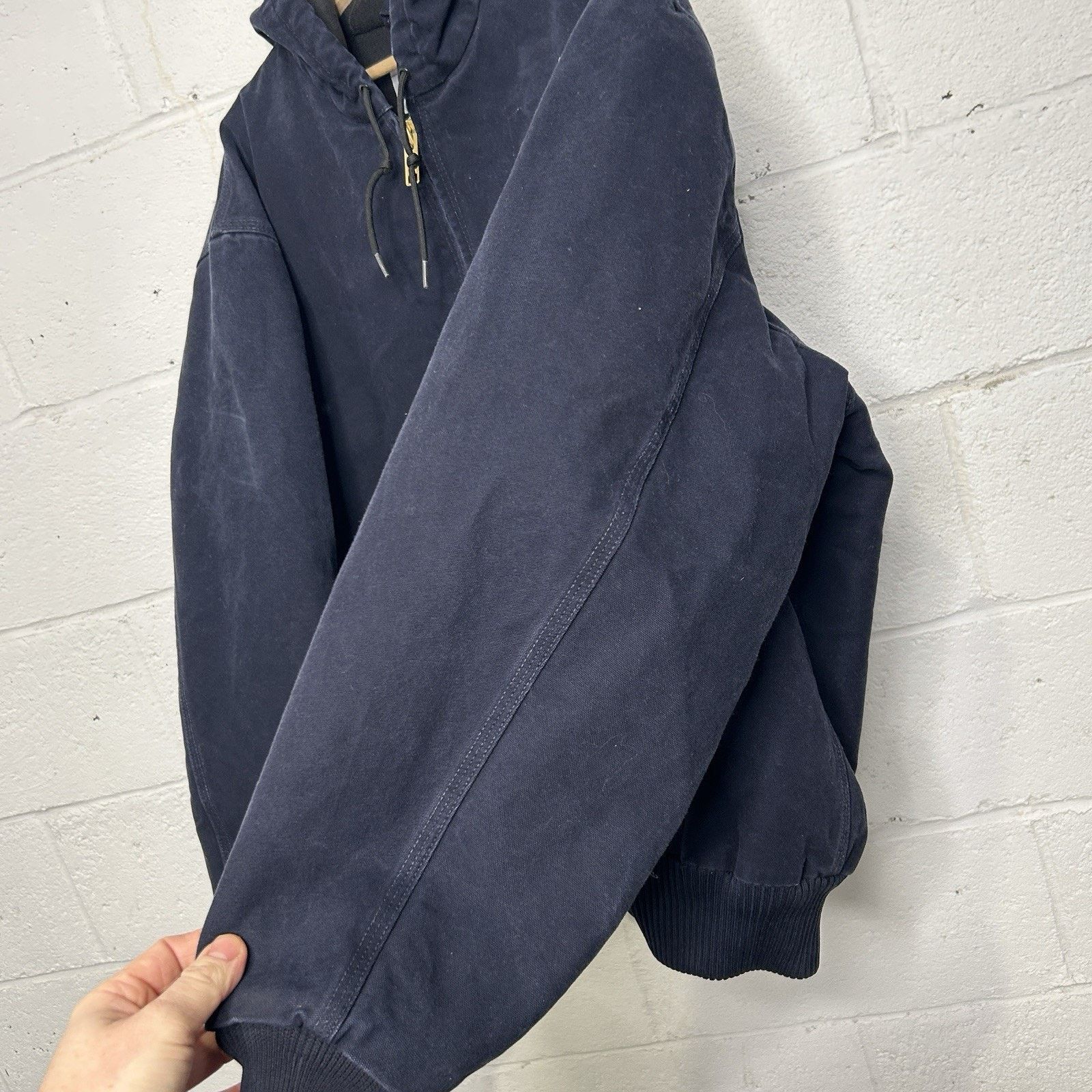 Carhartt Vintage Carhartt Hooded Active Jacket “Midnight Blue” J130 Size US XL / EU 56 / 4 - 8 Thumbnail