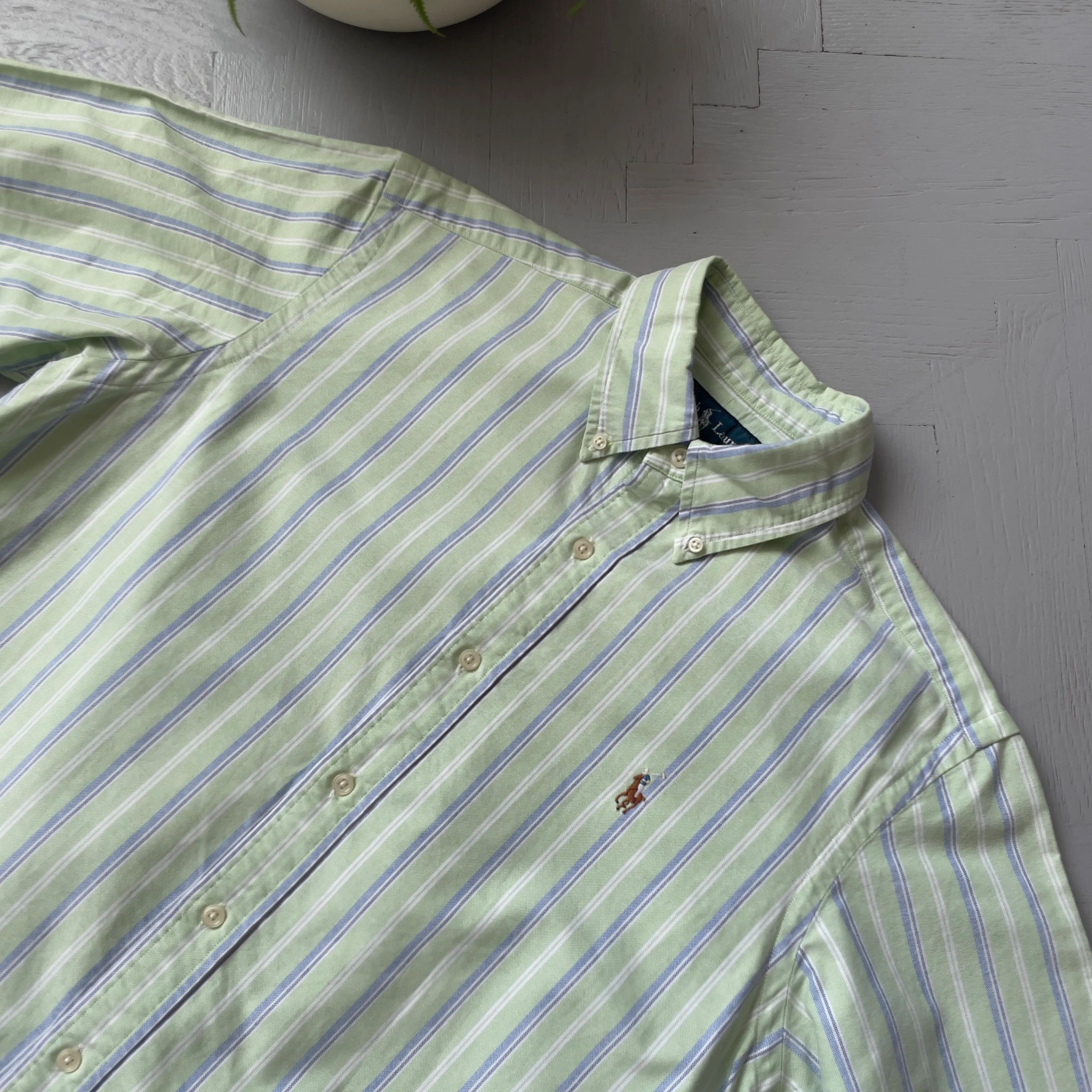 Polo Ralph Lauren Vintage Polo Ralph Lauren Preppy Striped Shirt Size US M / EU 48-50 / 2 - 4 Thumbnail