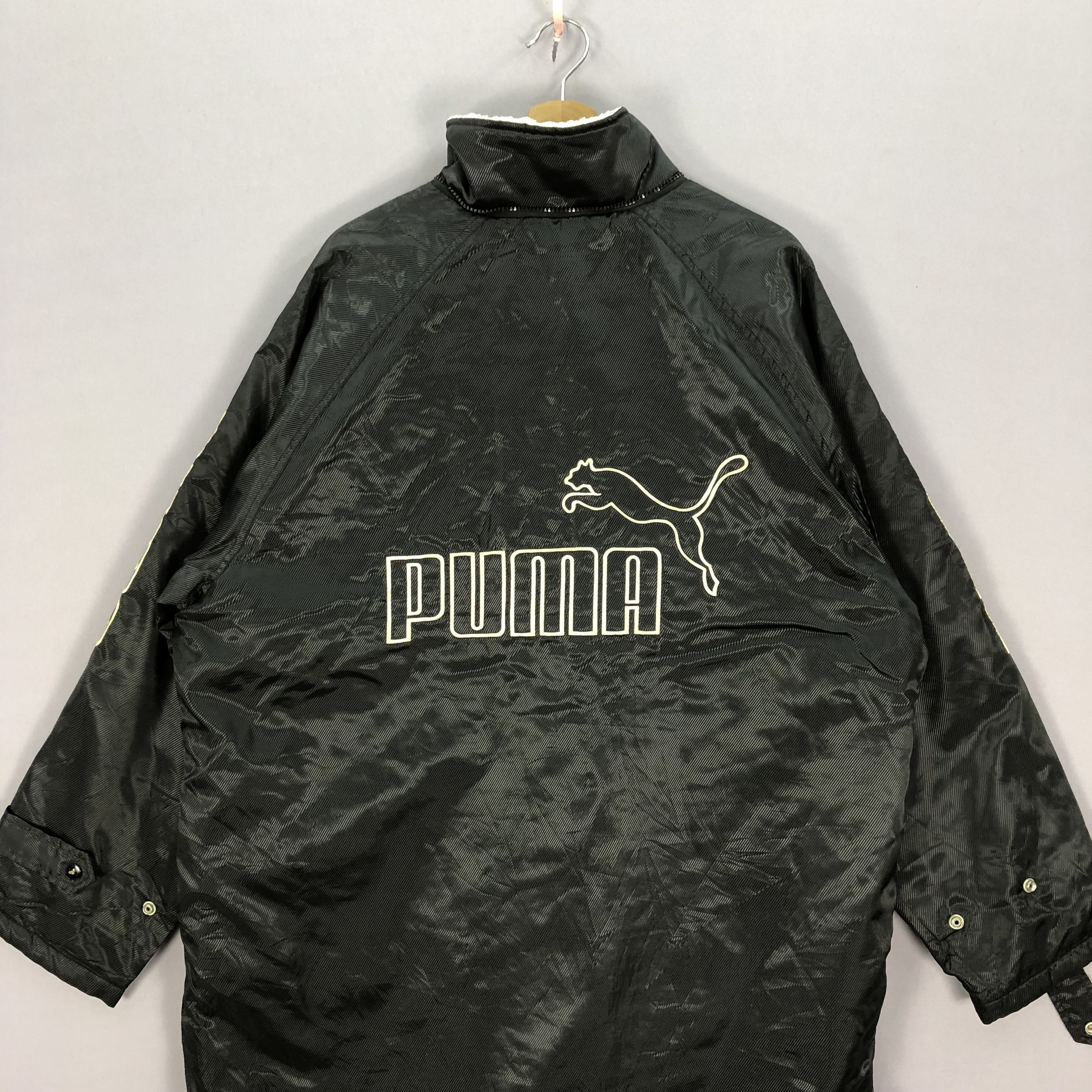 Puma × Vintage Vintage Puma Fleece Coach Jacket Size US L / EU 52-54 / 3 - 3 Thumbnail