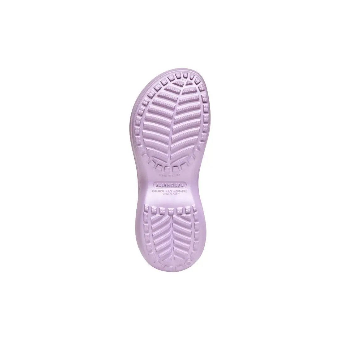 Balenciaga × Crocs o1w1db10625 Pool Crocs™ Slide Sandals in Light Purple Size US 5 / IT 35 - 5 Thumbnail