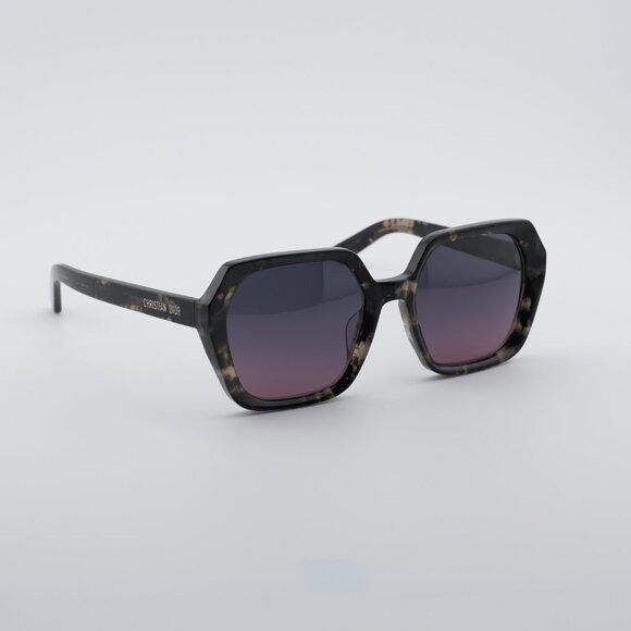 Dior Dior DIORMIDNIGHT S2F 29D2 Sunglasses Colored Havana Square Size ONE SIZE - 4 Thumbnail