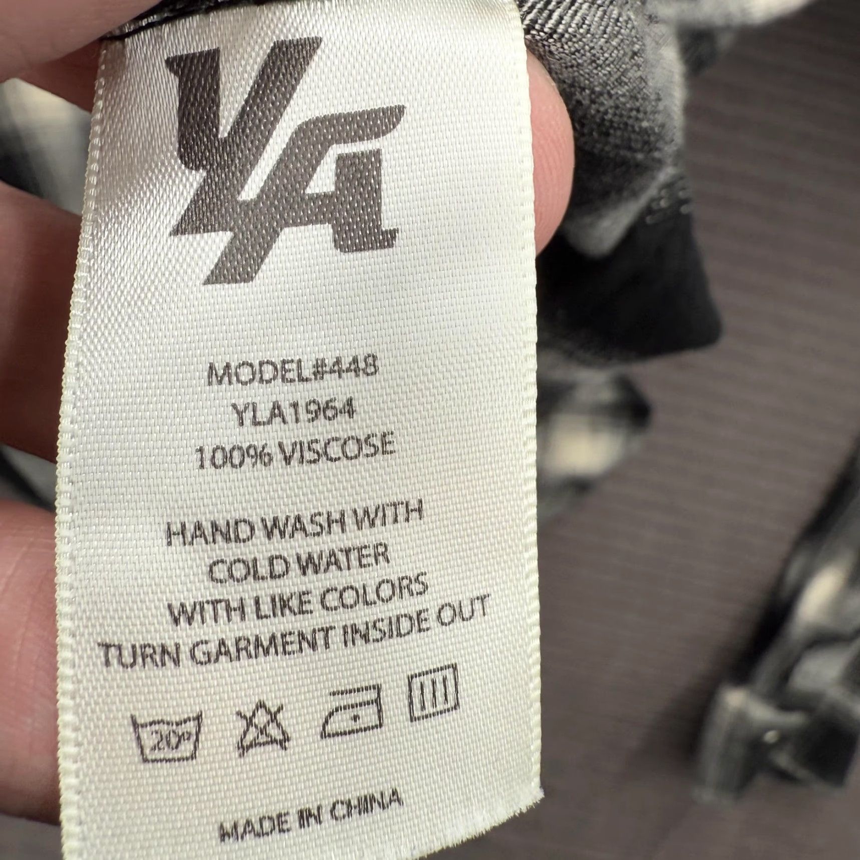 YoungLA YoungLA Shirt Mens Large Black White Plaid Flannel Pearl Snap Casual Western Button-Up Long Sleeve Size US L / EU 52-54 / 3 - 8 Thumbnail