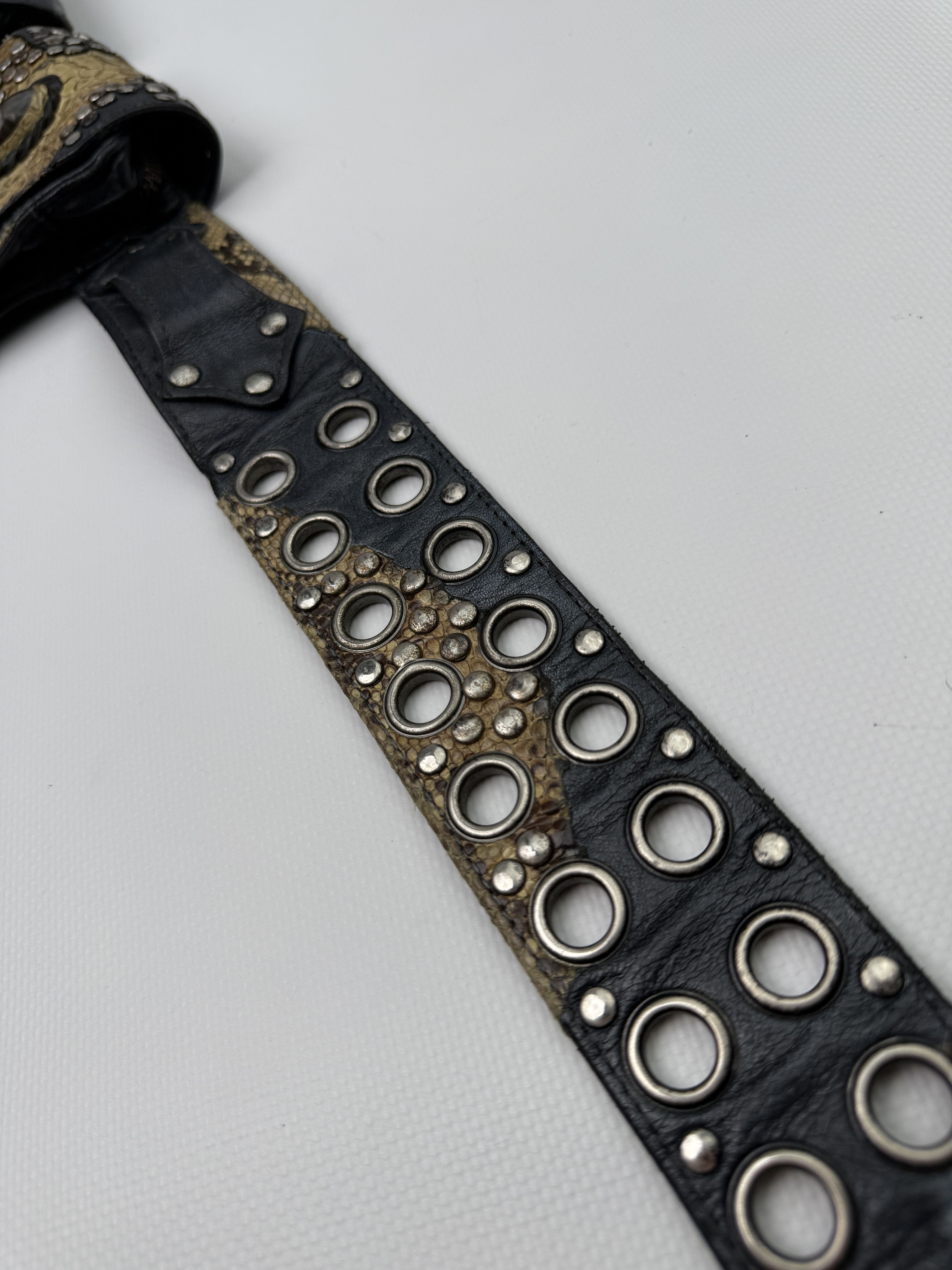 KMRii kmrii python studs & gemstones belt bag Size ONE SIZE - 10 Thumbnail