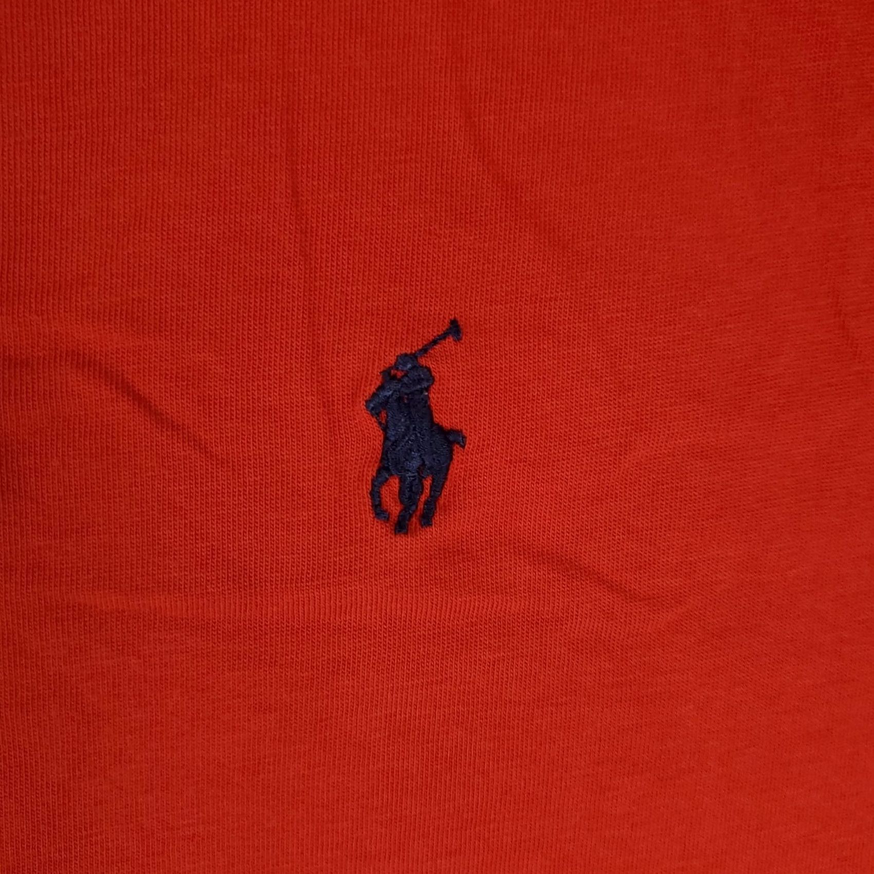 Ralph Lauren Ralph Lauren T Shirt Mens Big 4XB Red V Neck Pony Casual Short Sleeve Crew Neck Logo Vintage No Size US XXL / EU 58 / 5 - 3 Thumbnail