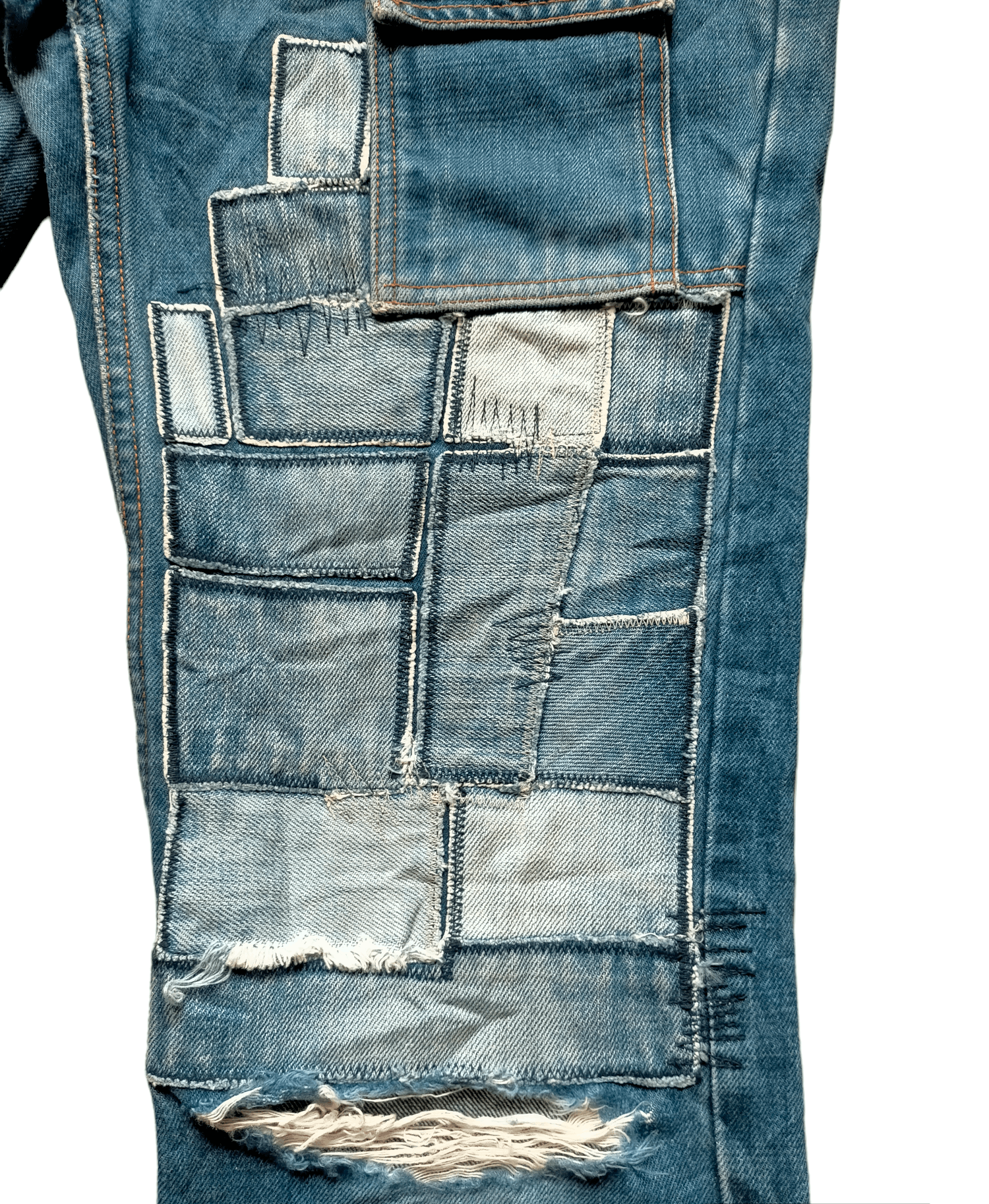 Hysteric Glamour ⚡Rare Hysteric Glamour Patchwork Bush Pants Jeans Size US 32 / EU 48 - 7 Thumbnail