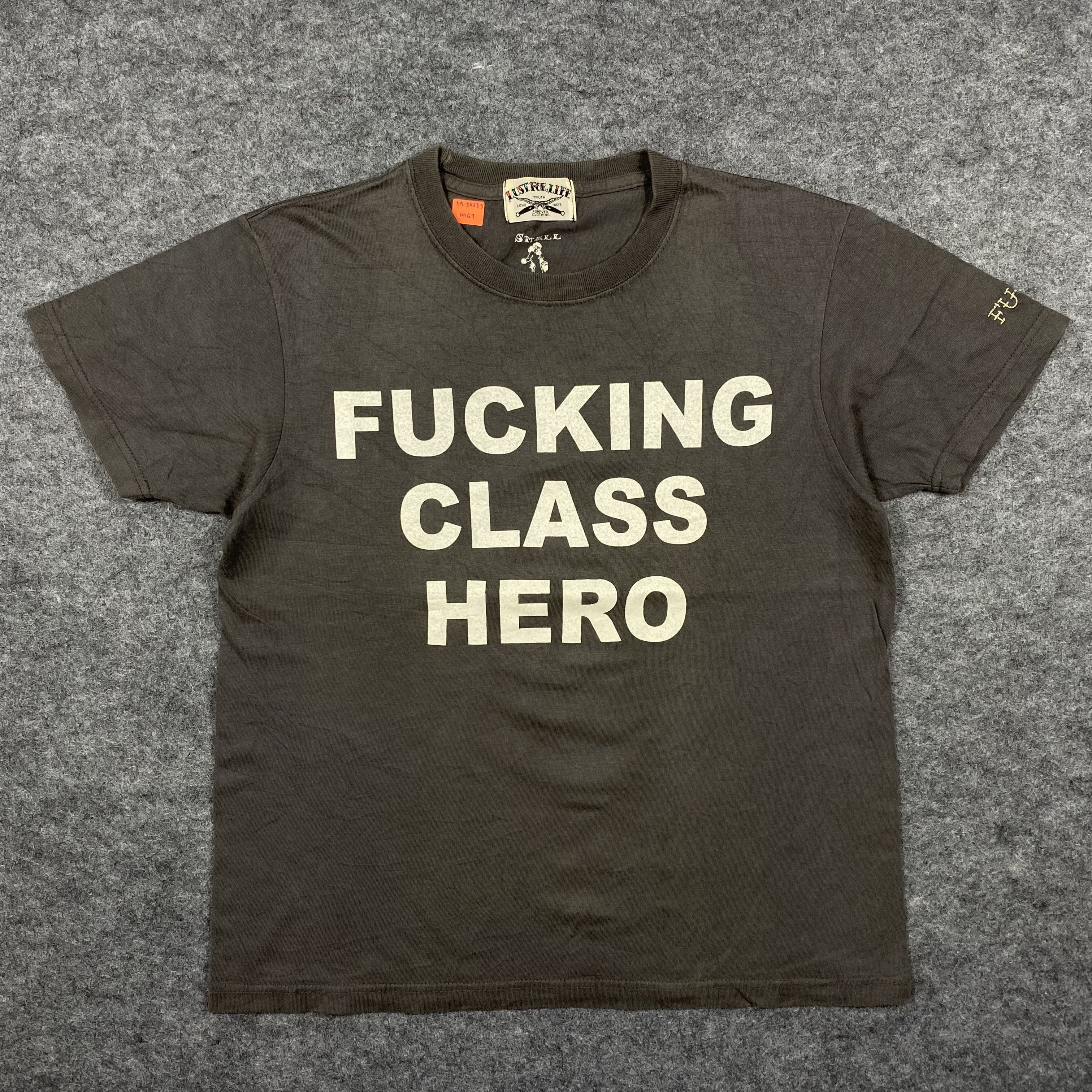 Hysteric Glamour VTG Lust For Life "Fucking Class Hero-M067 Size US XS / EU 42 / 0 - 2 Thumbnail