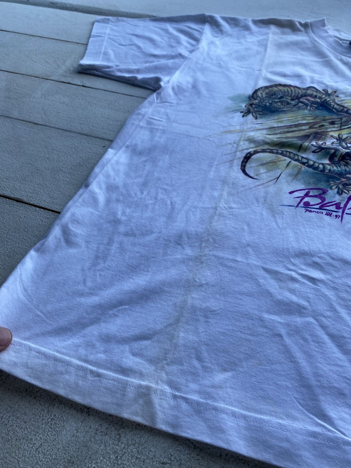 Other 🔗90s handmade bali art native wild life mens shirt xl rare Size US XL / EU 56 / 4 - 16 Thumbnail