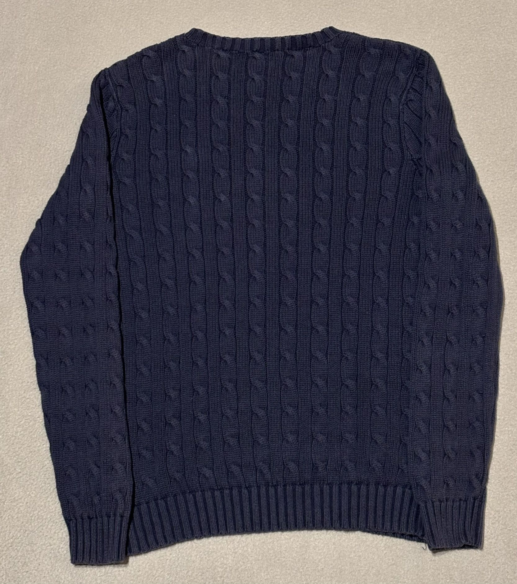 Ralph Lauren Ralph Lauren Cable Sweater Navy Medium Size M / US 6-8 / IT 42-44 - 7 Thumbnail