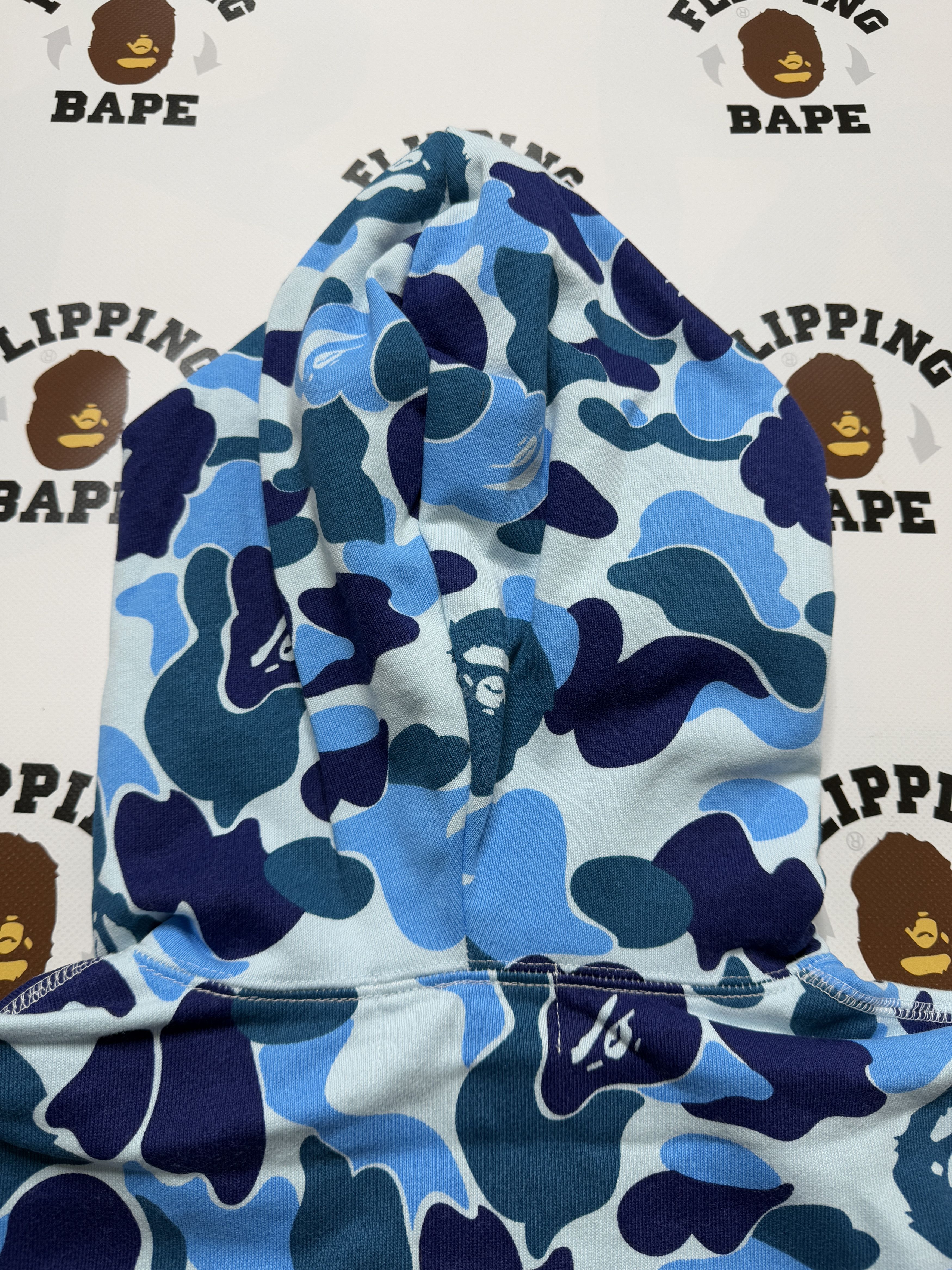 Bape BAPE ABC CAMO LOGO RIB FULL ZIP HOODIE Size US XL / EU 56 / 4 - 6 Thumbnail