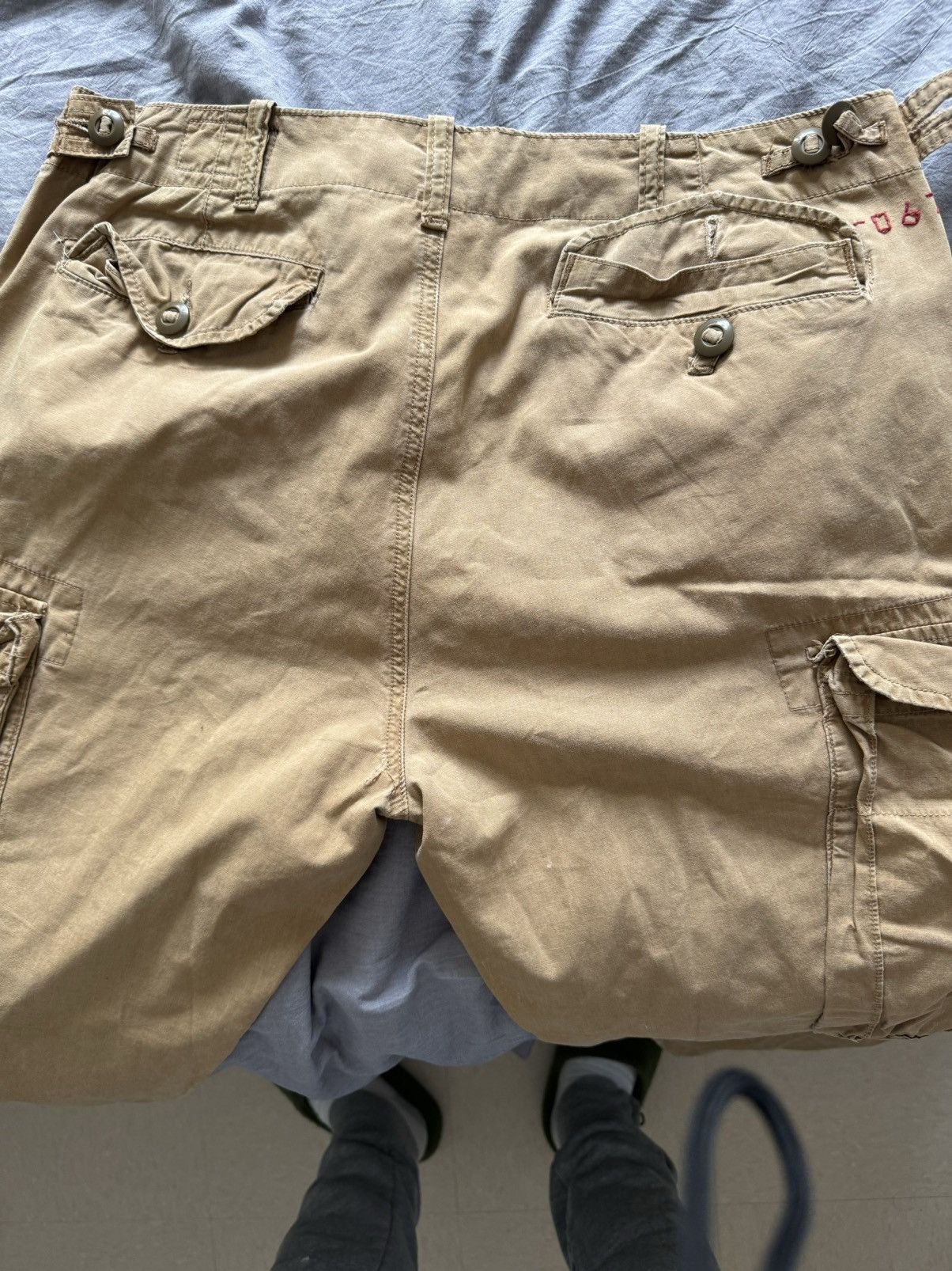 Polo Ralph Lauren Vintage Polo Ralph Lauren Cargo Pants RRL BEAR Size US 34 / EU 50 - 4 Thumbnail