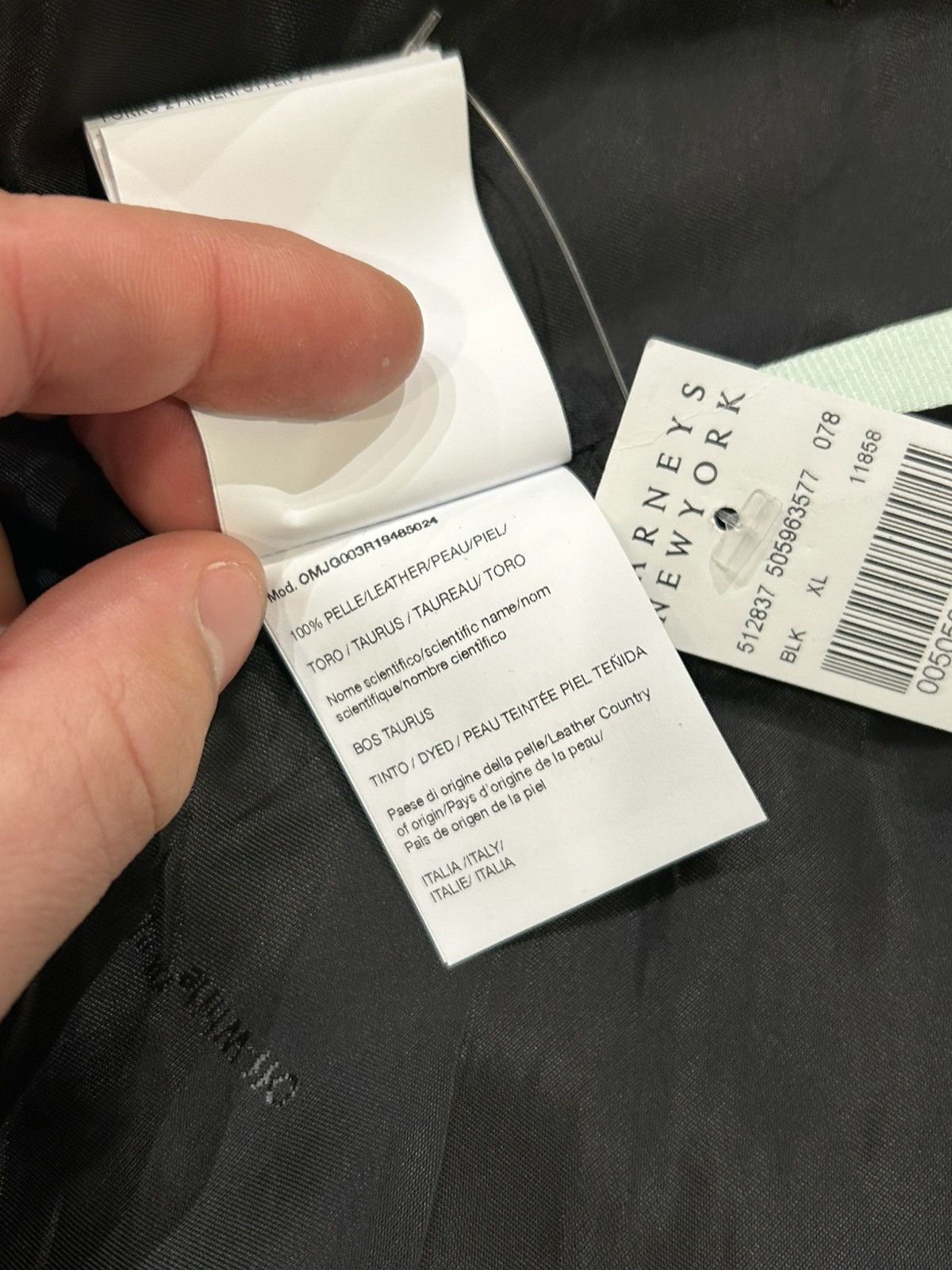 Off-White Off-White Leather Biker Jacket - Black Size US XL / EU 56 / 4 - 9 Thumbnail