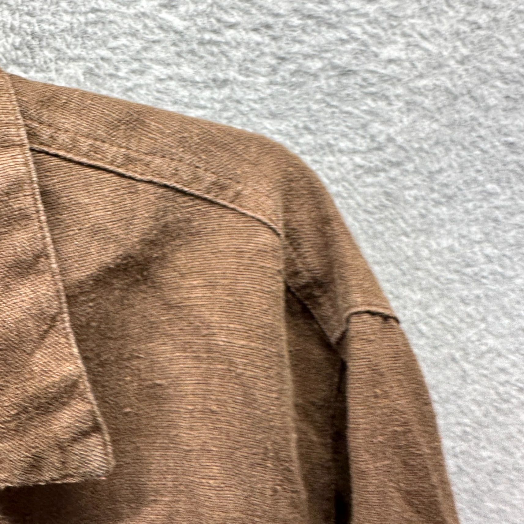J. Jill J Jill Linen Jacket Womens Medium Brown Cardigan Coat Size M / US 6-8 / IT 42-44 - 5 Thumbnail